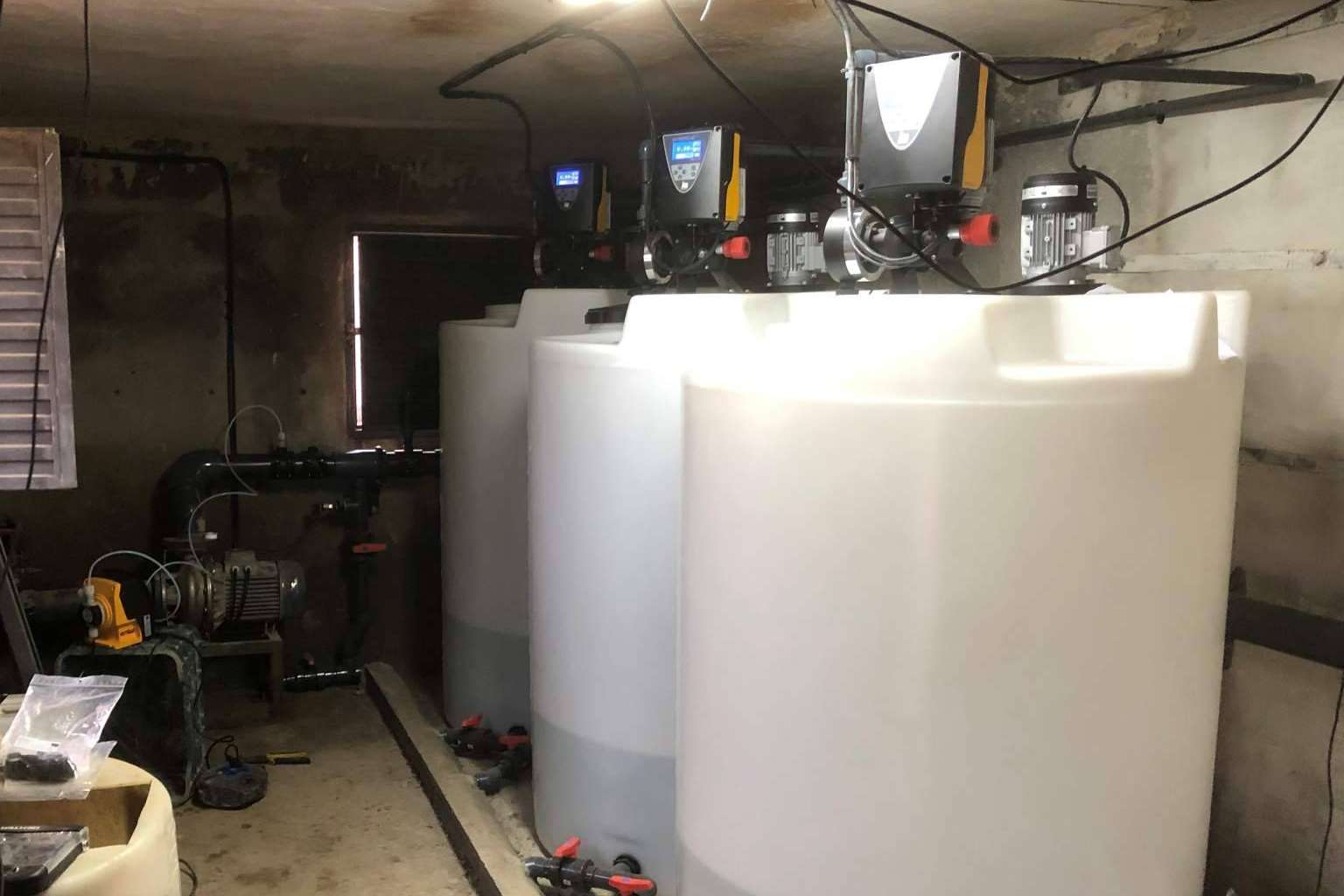 Equipos de fertirrigación para el cultivo de calabacín, con ITC