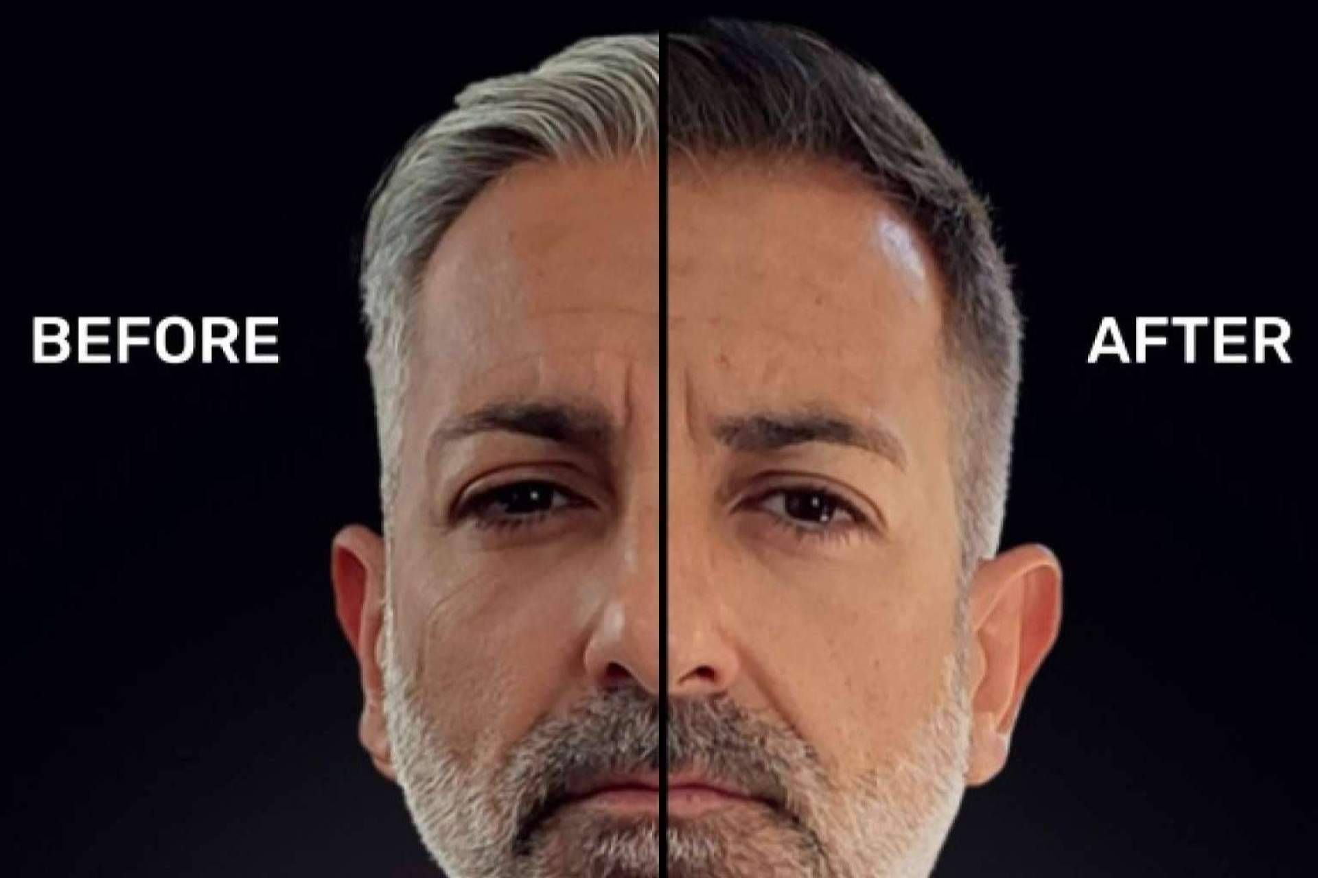 El champú cubre canas con efecto natural de Milano Cosmetics ideal para barberías, Shampoo Eros Man