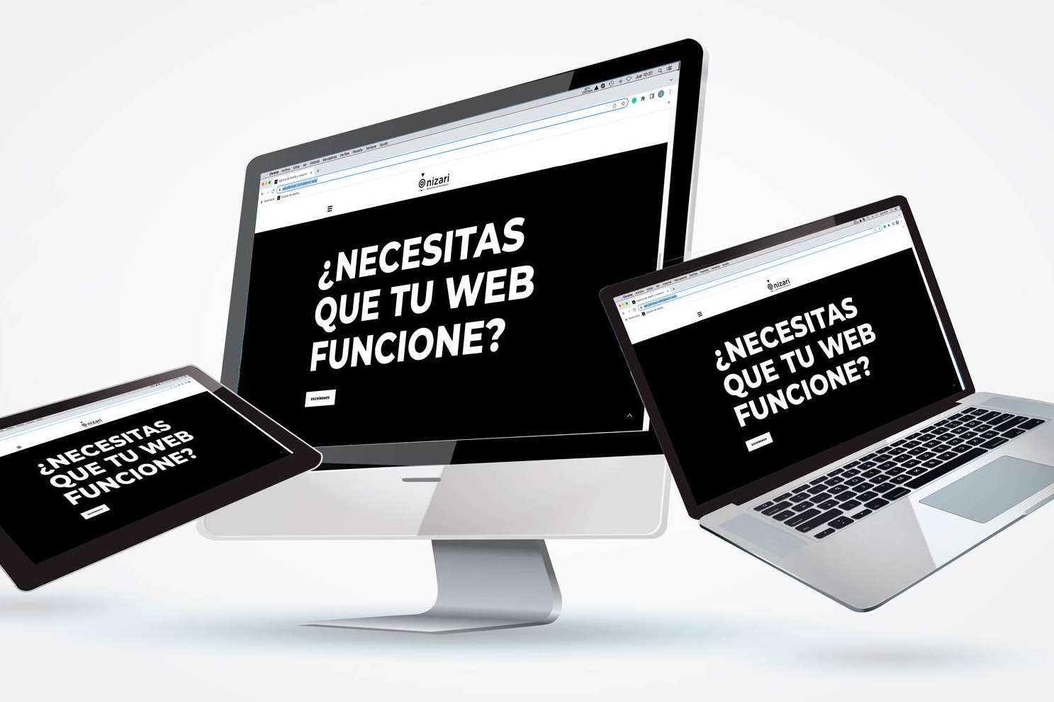 Estudio Nizari ofrece servicios de diseño web para profesionales y empresa