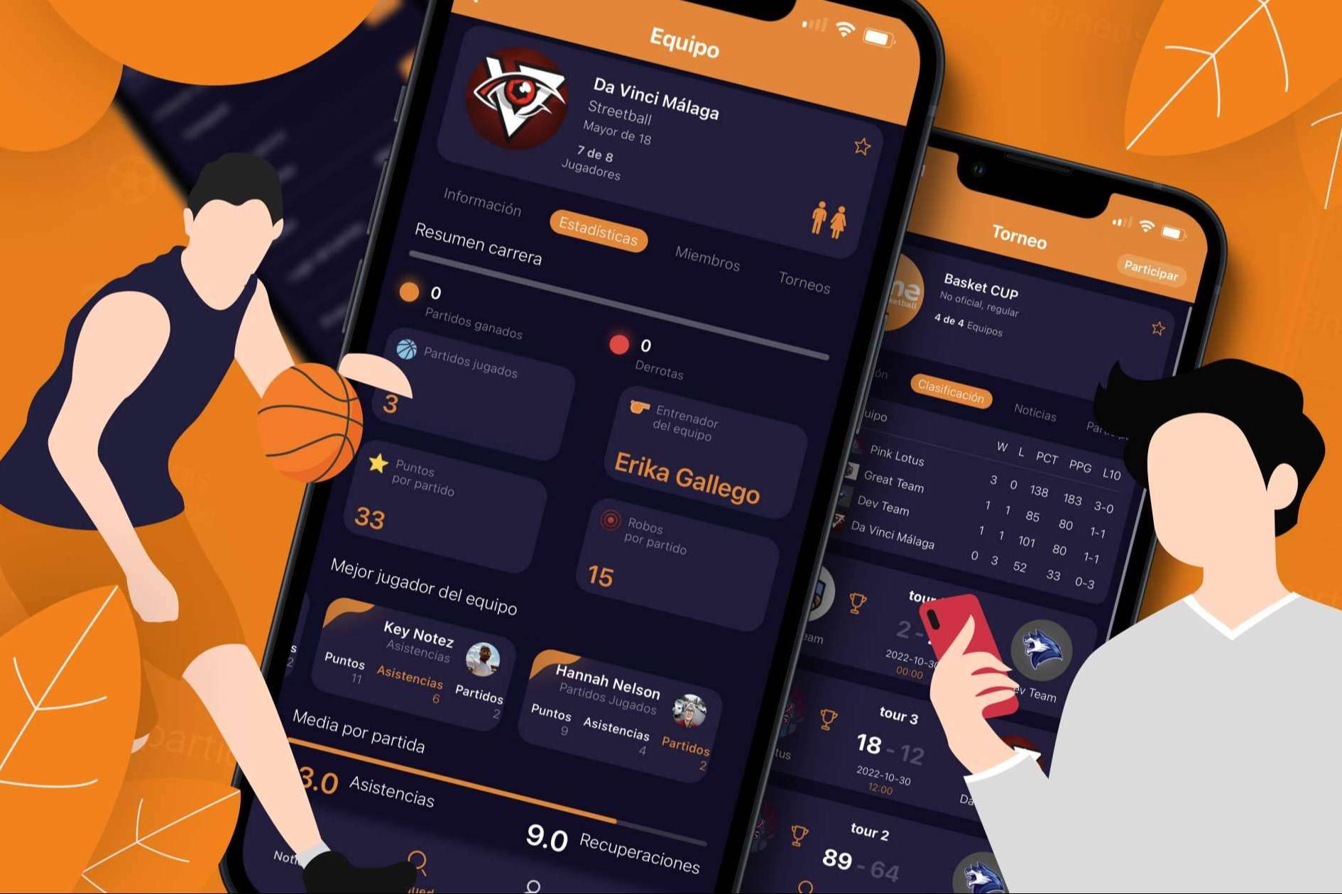 Una app para quien quiere jugar al baloncesto pero no sabe dónde y con quién, Esmesoft