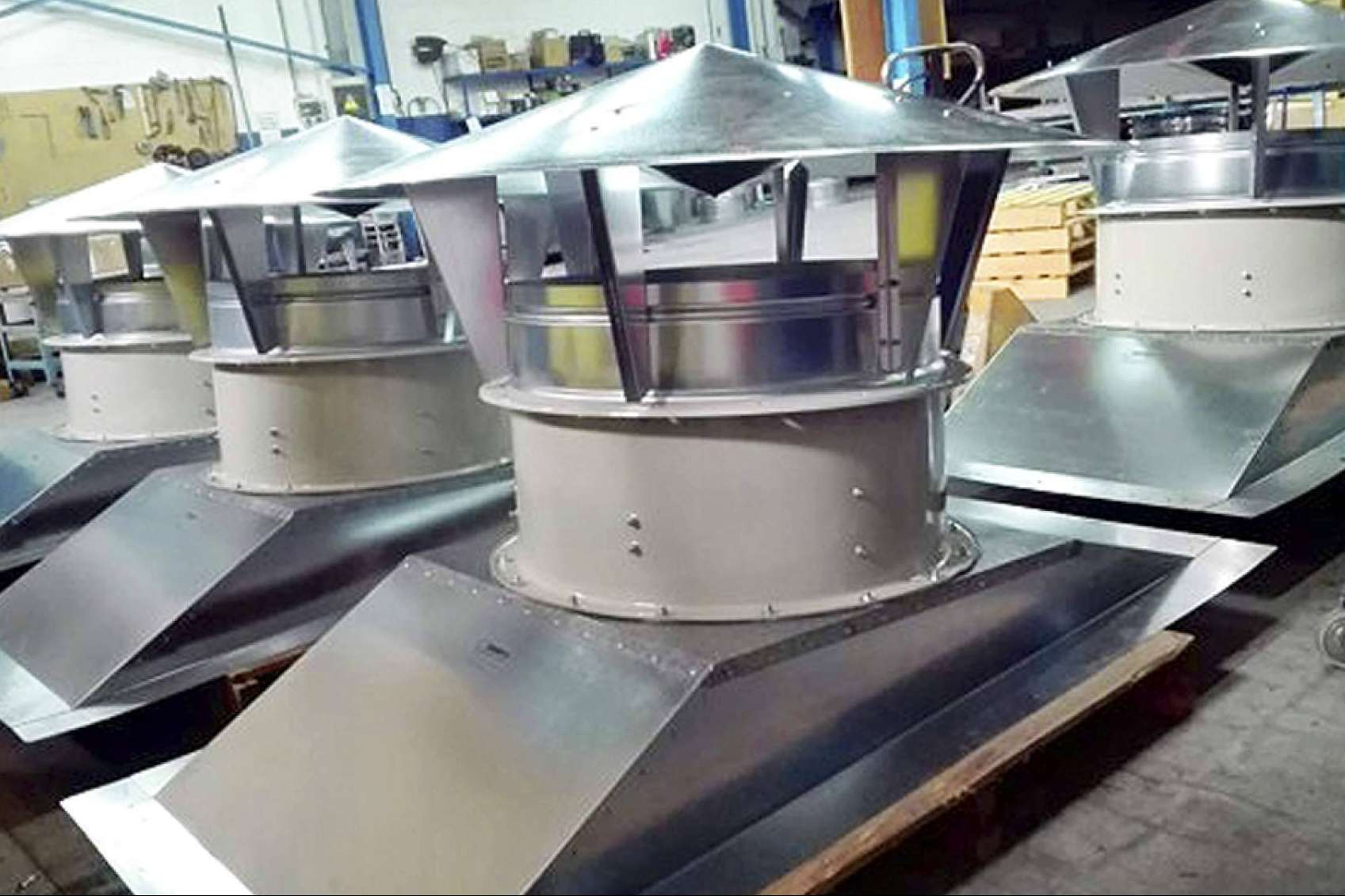 Calentamiento por olas de calor de naves industriales