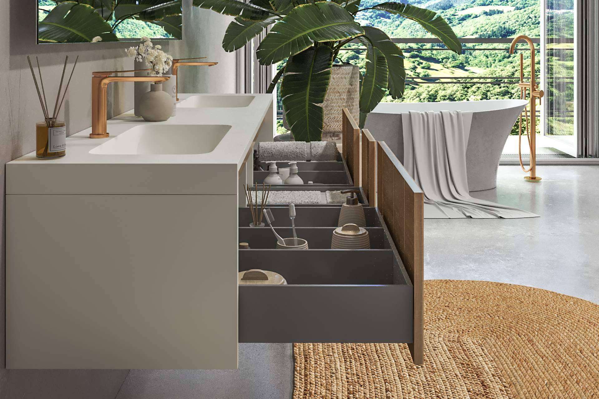 ¿Dónde se encuentran muebles de baño de calidad a un precio accesible?, en Varobath