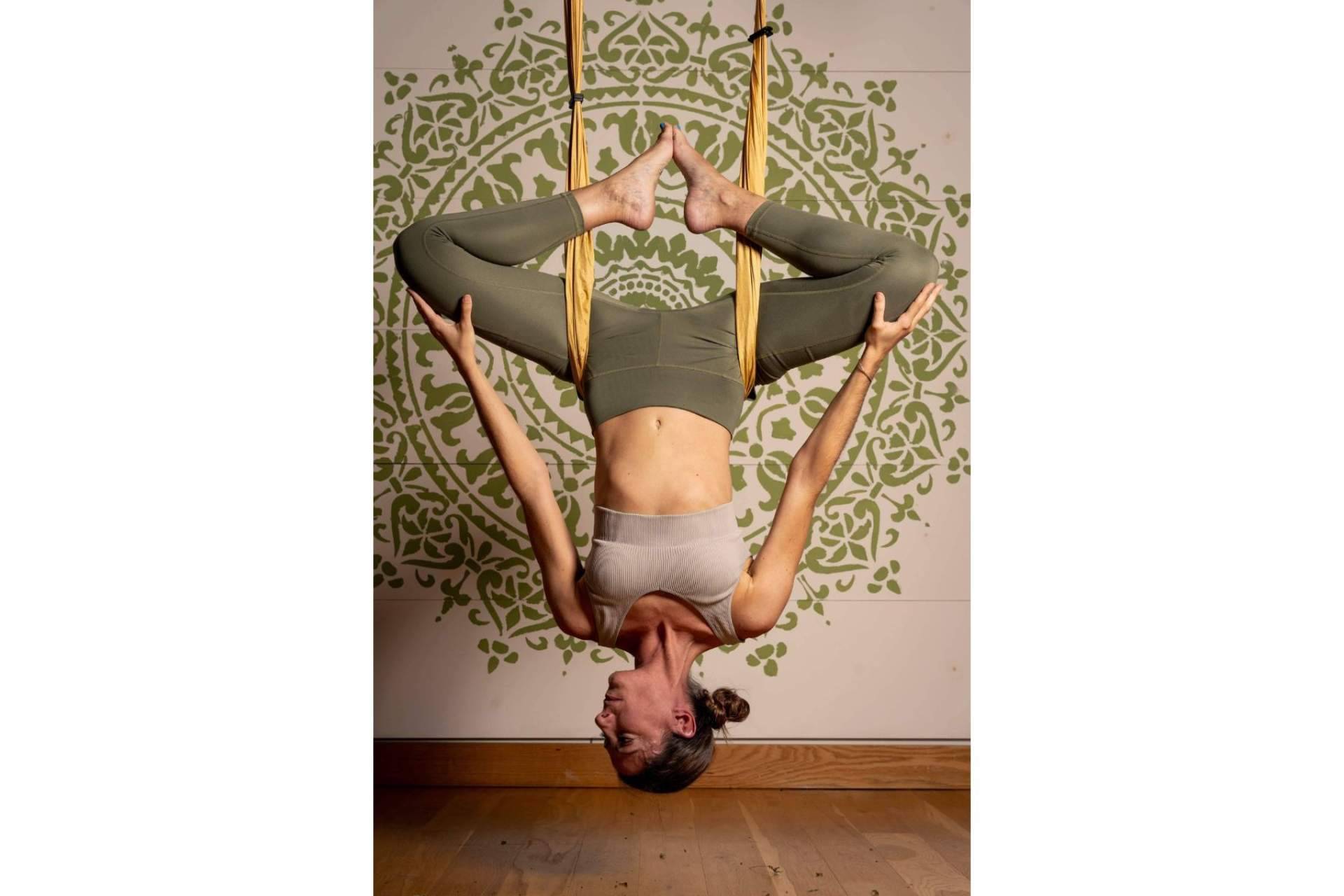 Yoga Aéreo en The Garden, ¿cuáles son sus beneficios?