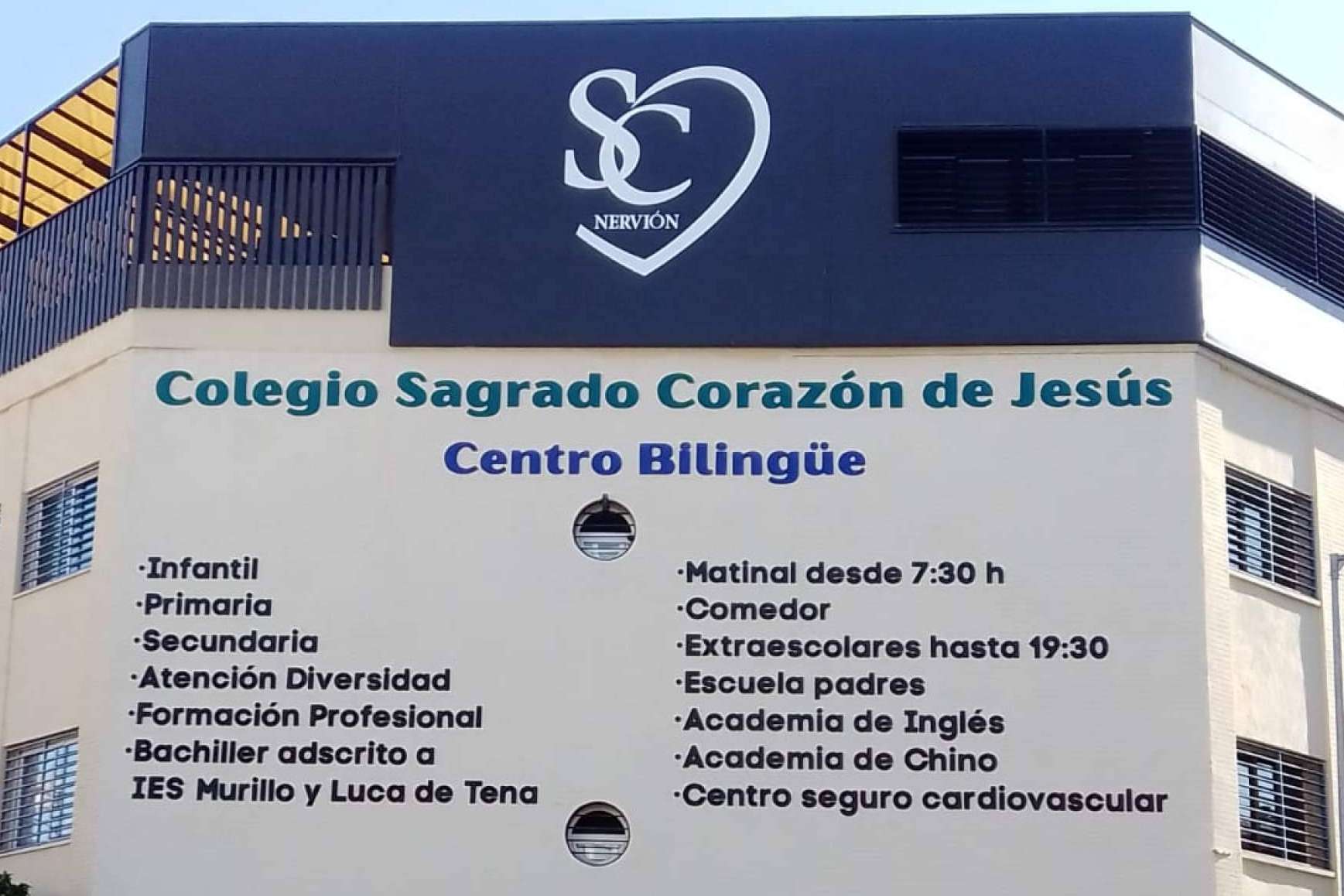Colegio Sagrado Corazón de Nervión en Sevilla; apuesta por la educación bilingüe y de calidad