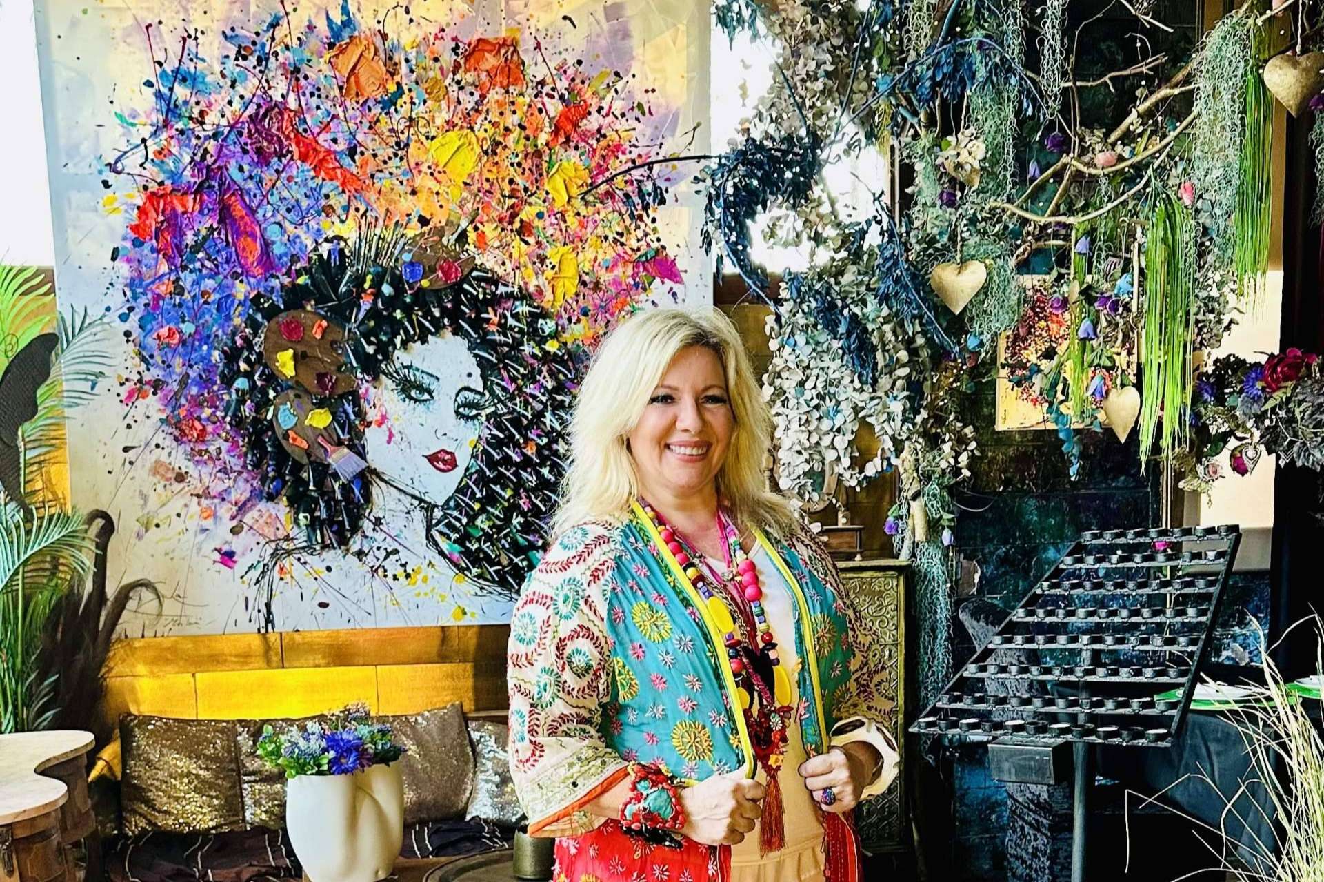 El arte de Laura Sala está formado por cuadros originales y únicos