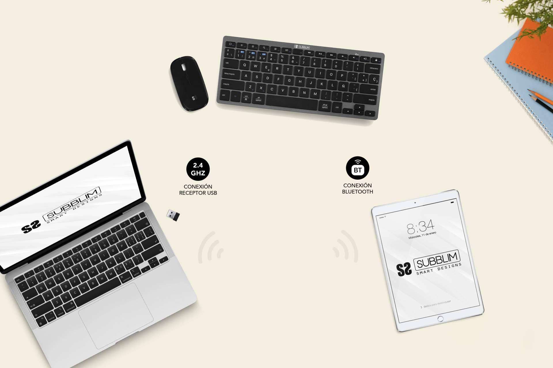 SUBBLIM, la firma alicantina de accesorios informáticos, impulsa la conectividad dual y la protección avanzada en sus productos
