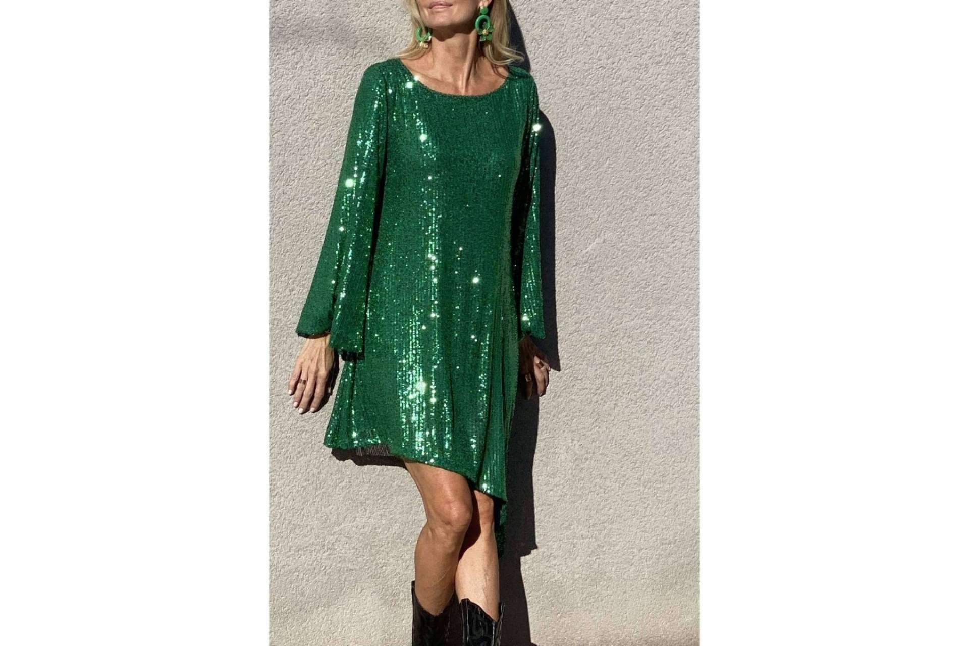 Adquirir un modelo colorido de vestido camisero largo con Thannac