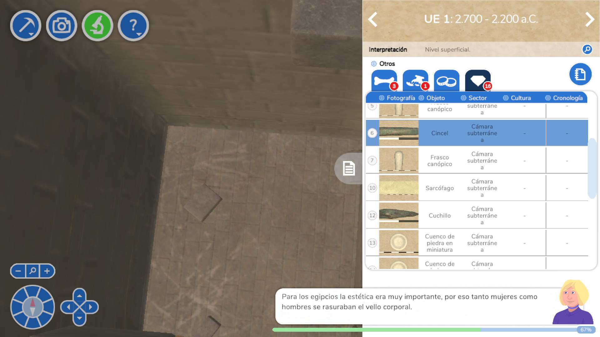 Excavar una mastaba egipcia desde el colegio ya es posible con Archaeologist