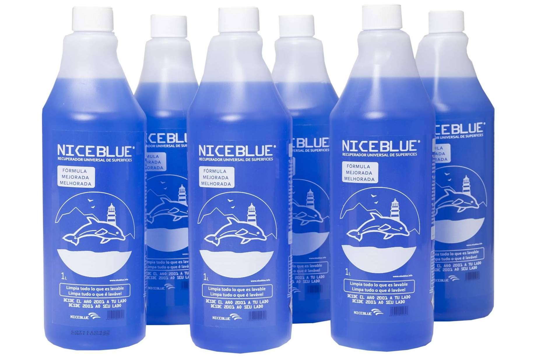 El recuperador de superficies NICEBLUE limpia, higieniza y quita manchas