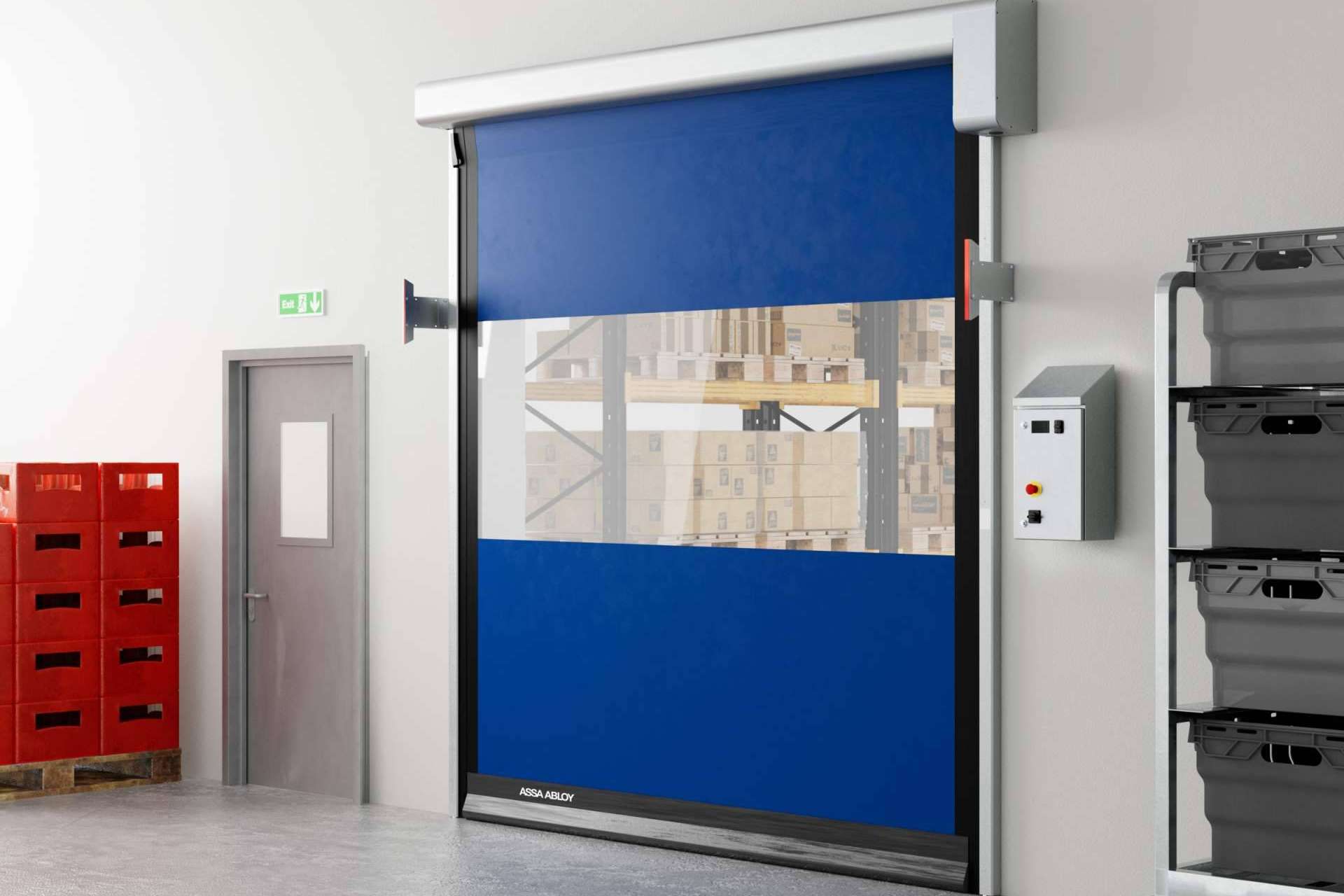 Adquirir puertas rápidas para la industria de la alimentación en ASSA ABLOY