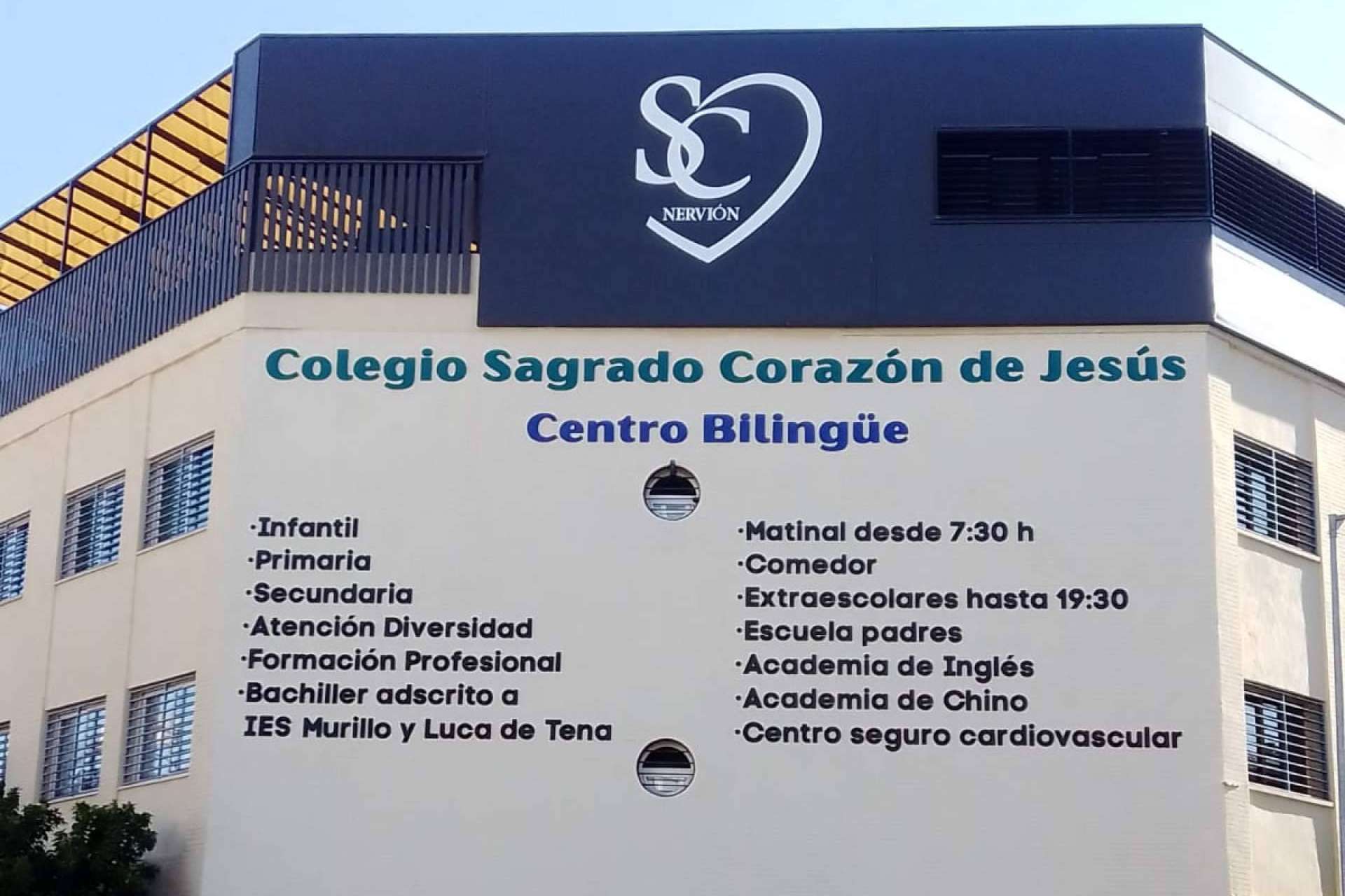 Formación en la academia de chino del Colegio Sagrado Corazón de Jesús