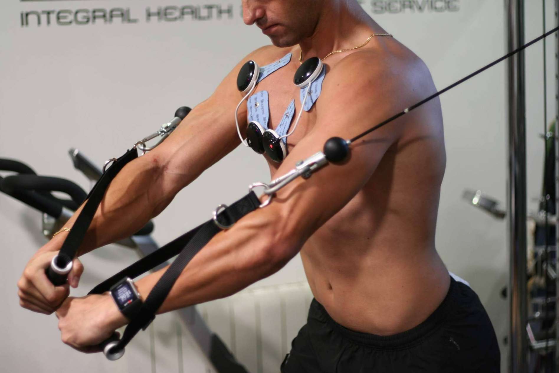 En La Nucía, por Juan Peris, entrenamiento con electroestimulación muscular