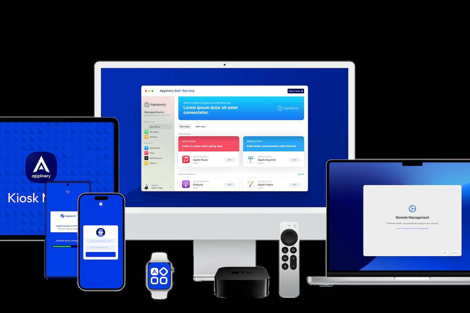 Métodos de inscripción de dispositivos y usuarios de la mano de Applivery Device Management