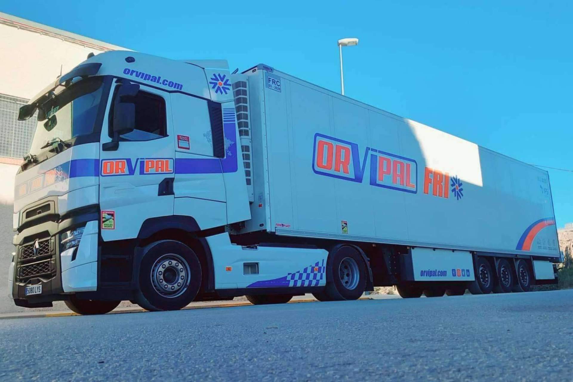 Transporte frigorífico en España, de la mano de Orvipal