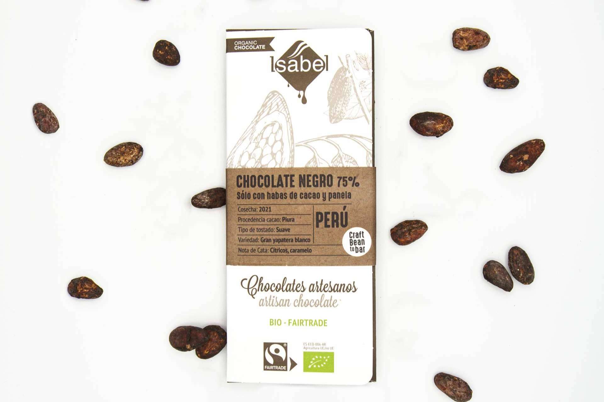 El chocolate artesano gourmet de la empresa Chocolates Artesanos Isabel