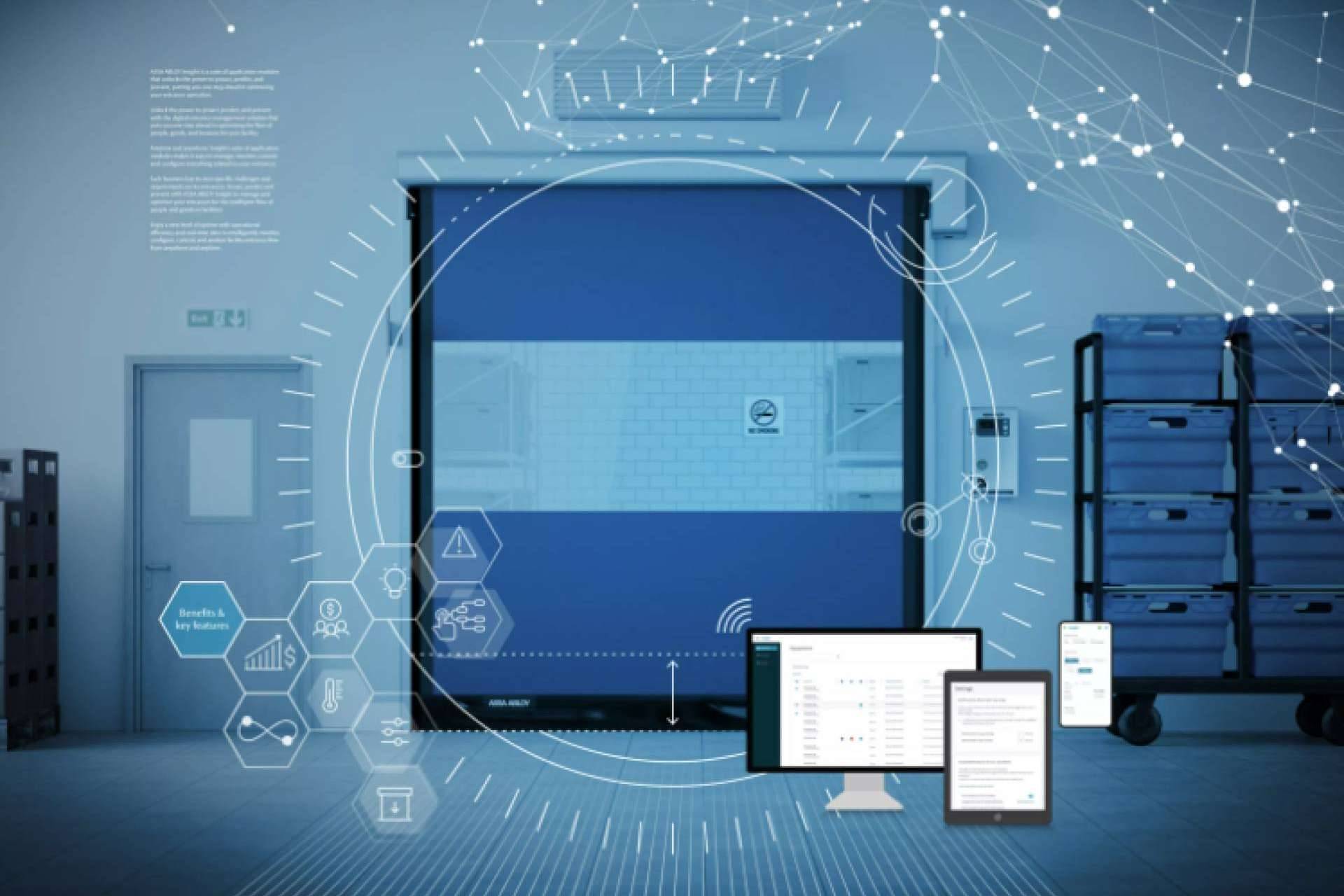 Gestión de puertas rápidas con la plataforma digital ASSA ABLOY Insight
