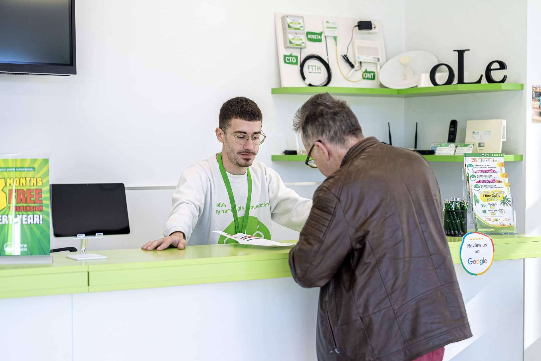 Empresa de telecomunicaciones con servicio Premium de atención al cliente
