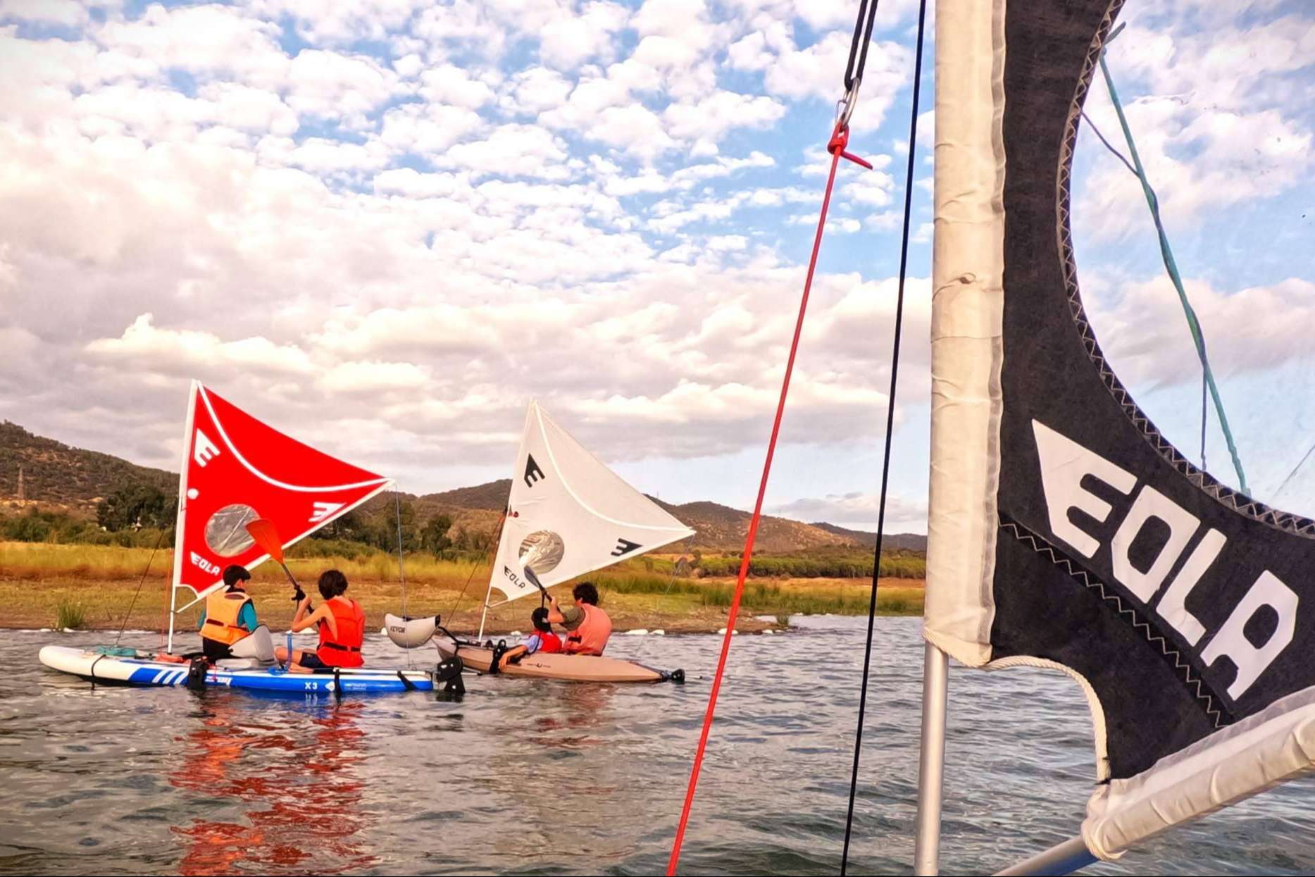 La vela EOLA como accesorio universal para artefactos flotantes
