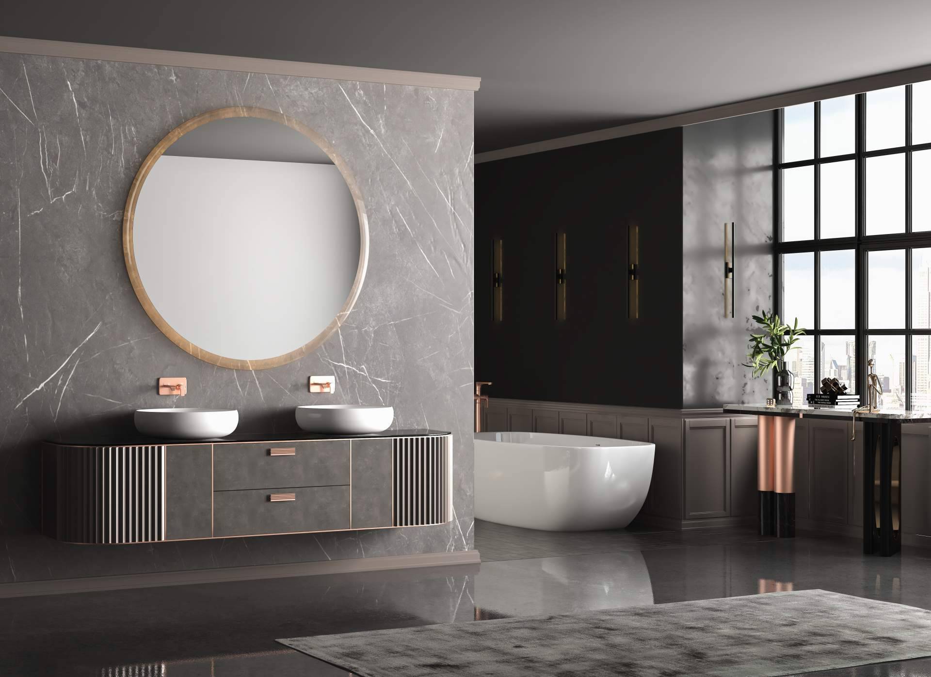 Decorar el baño con muebles suspendidos que combinan diseño y funcionalidad