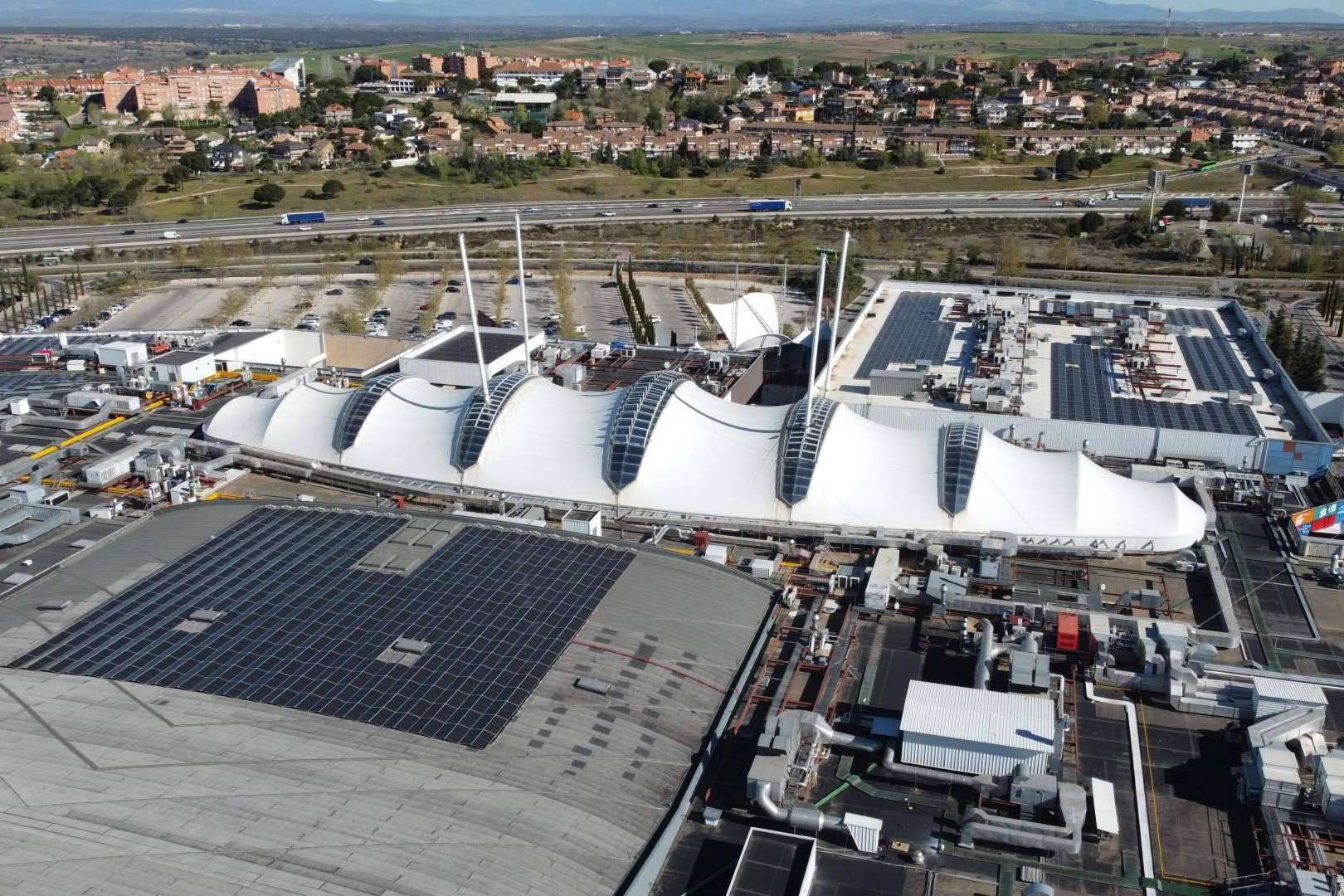 En Xanadú, el parque de nieve de Madrid ya dispone de paneles solares