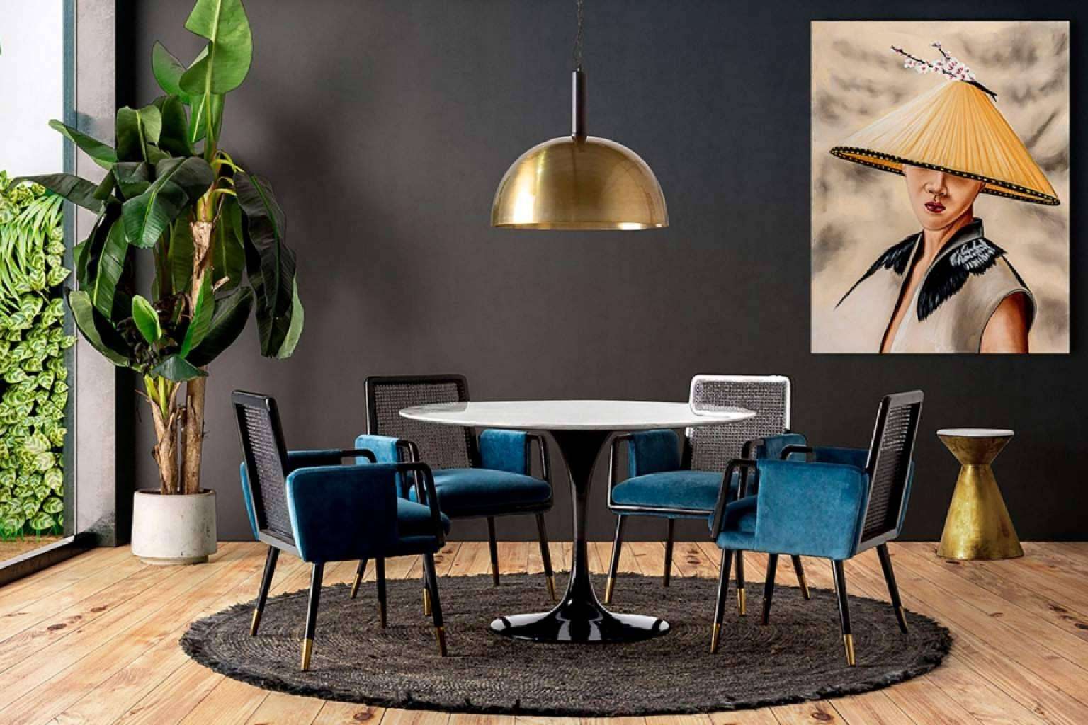 Sofás, mesas, sillas y lámparas de lujo; diseño y calidad en decoración para el hogar