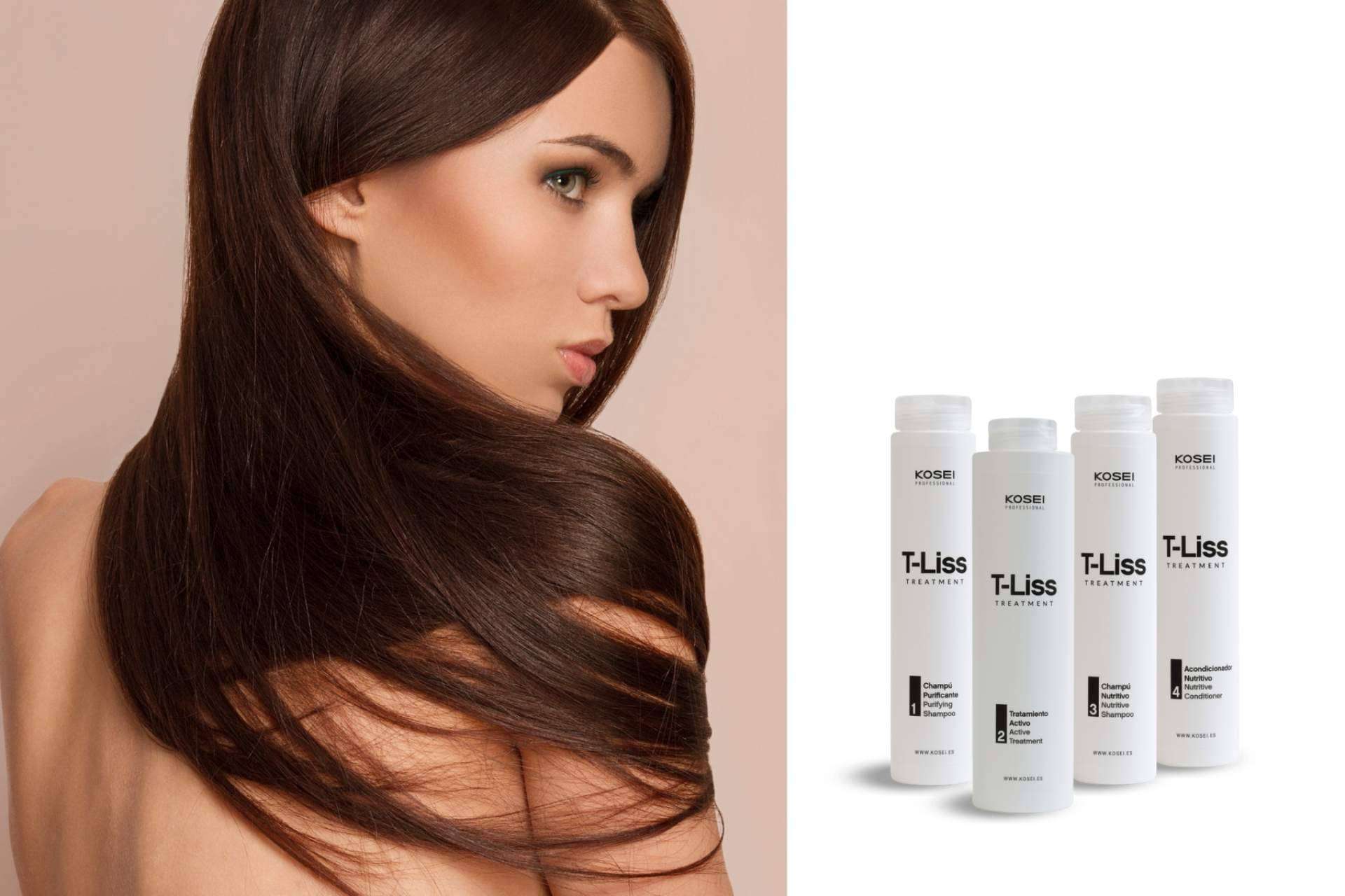 Las ventajas del alisado con keratina y profesional con T-Liss, la solución de KOSEI para un cabello perfecto