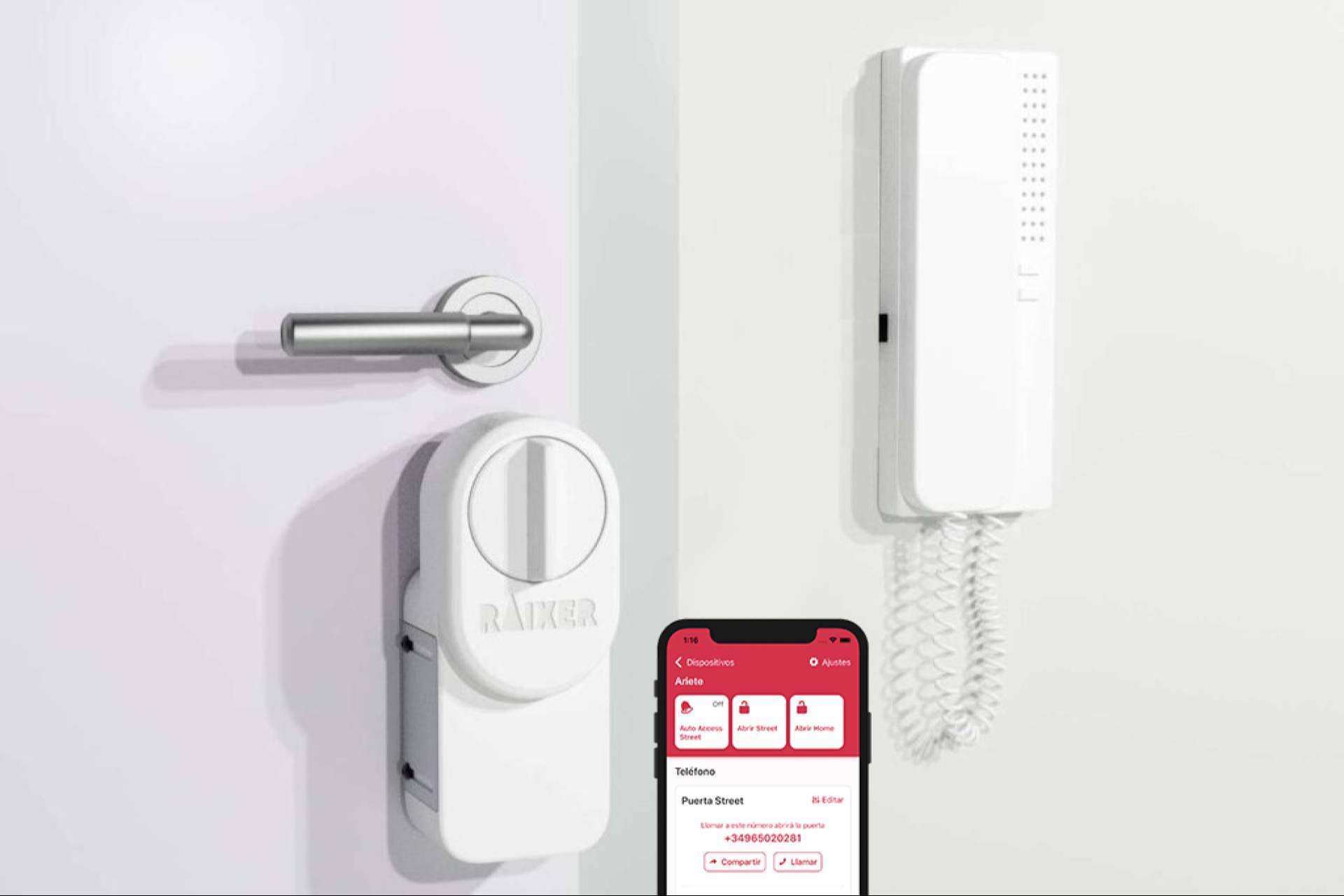 La cerradura más inteligente para apartamentos turísticos - Raixer