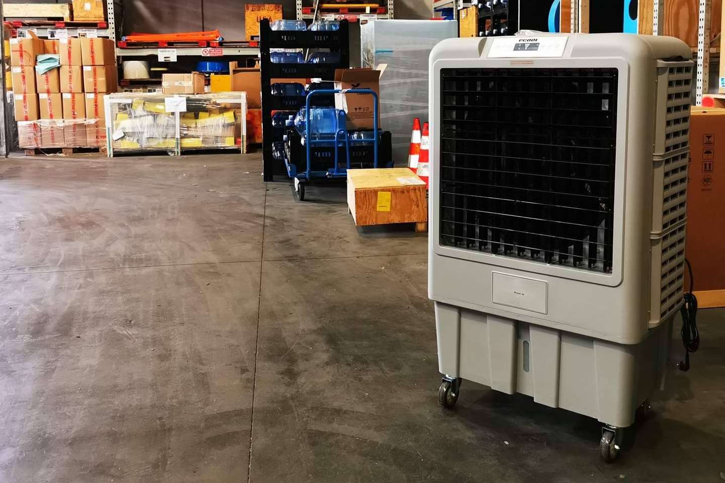 Climatización portátil para entornos industriales; eficiencia, movilidad y bajo consumo