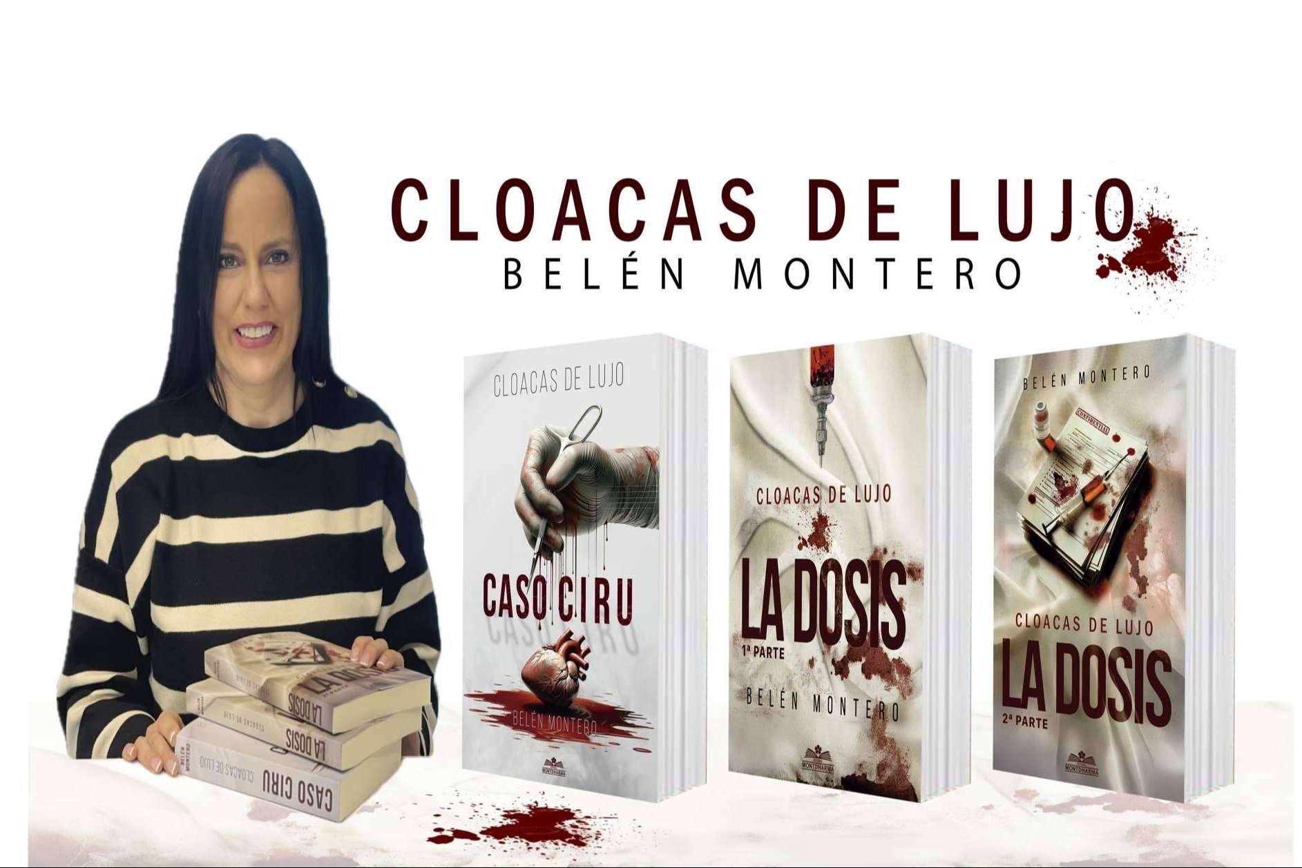 Belén Montero estará presente y firmará sus libros en Barcelona, para la fiesta catalana de Sant Jordi