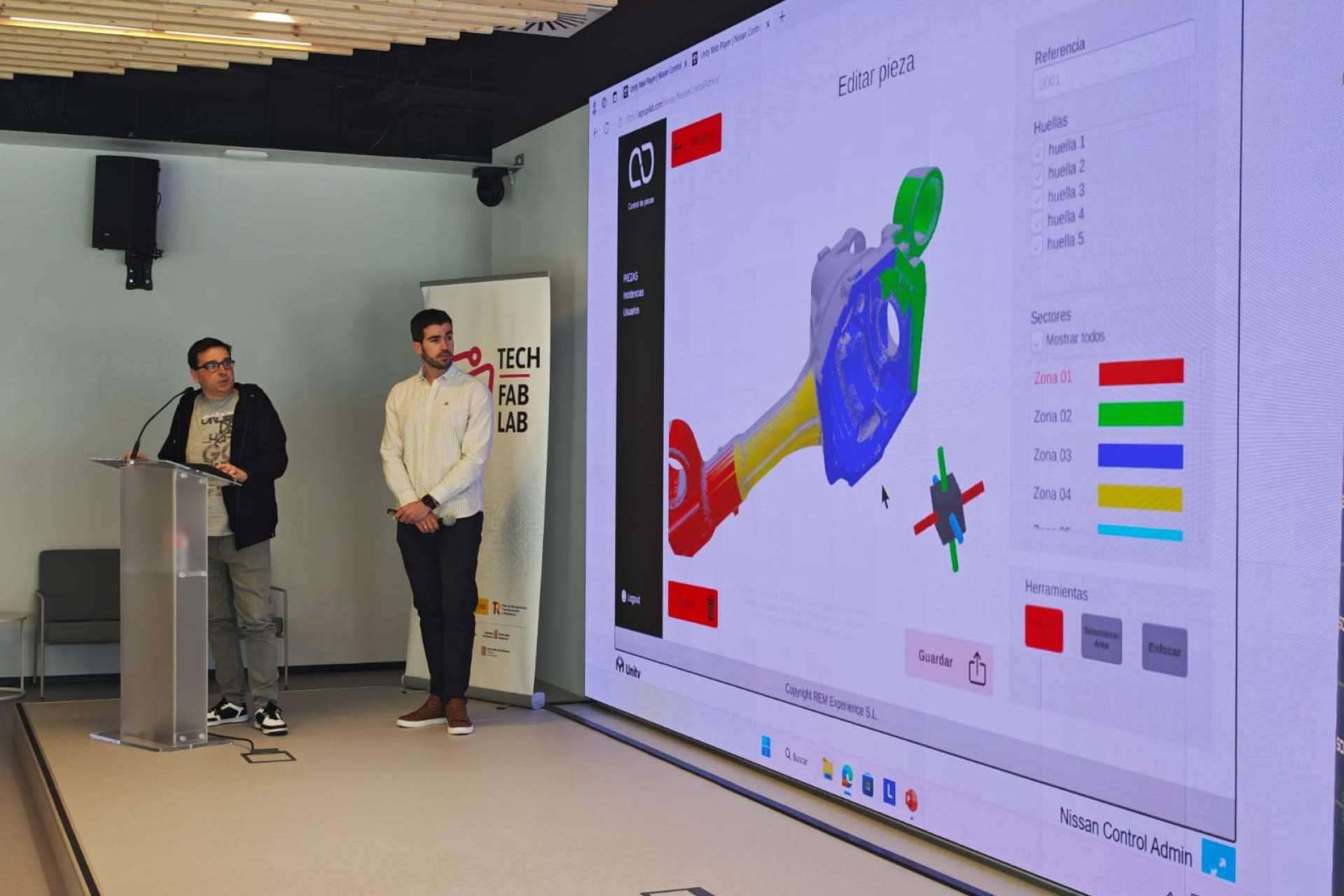 REM Experience presenta su herramienta para el control de calidad de Nissan Cantabria