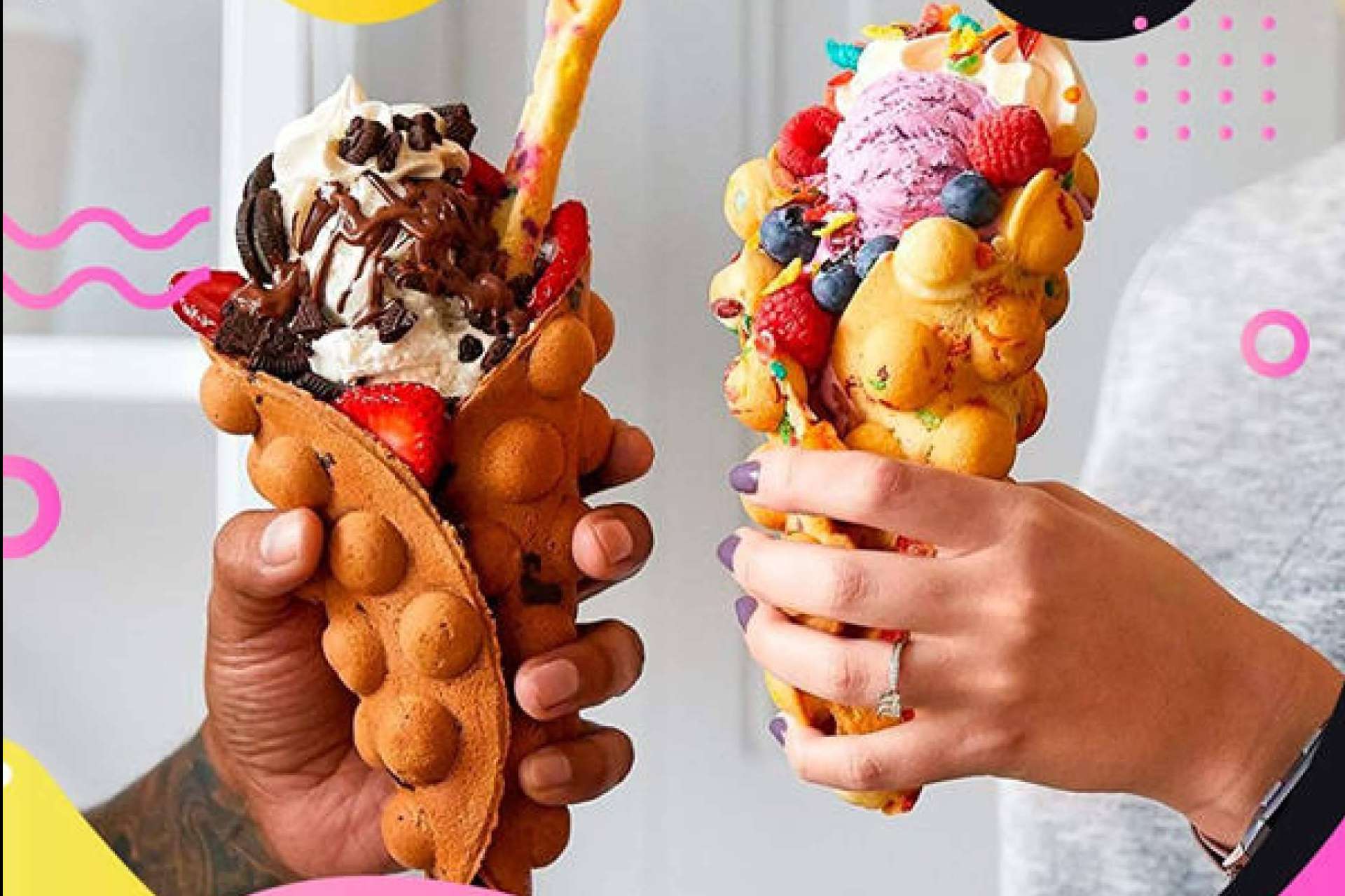 Waffle Bubble e Ice Rolls, la propuesta más creativa de Llooly en el panorama gastronómico de Valencia