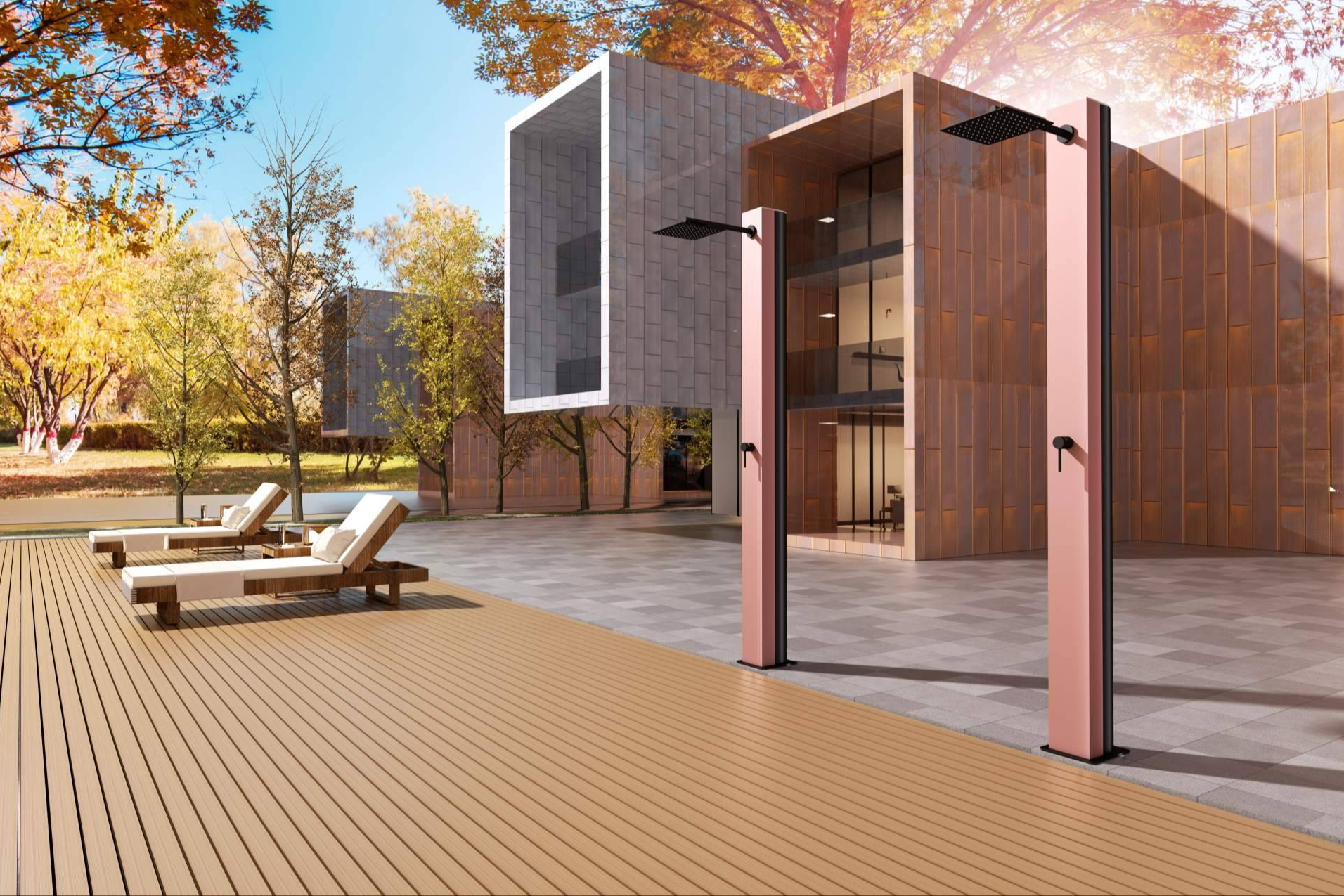 IMEX Products lanza PHOENIX, ducha de exterior con depósito integrado y diseño resistente al verano