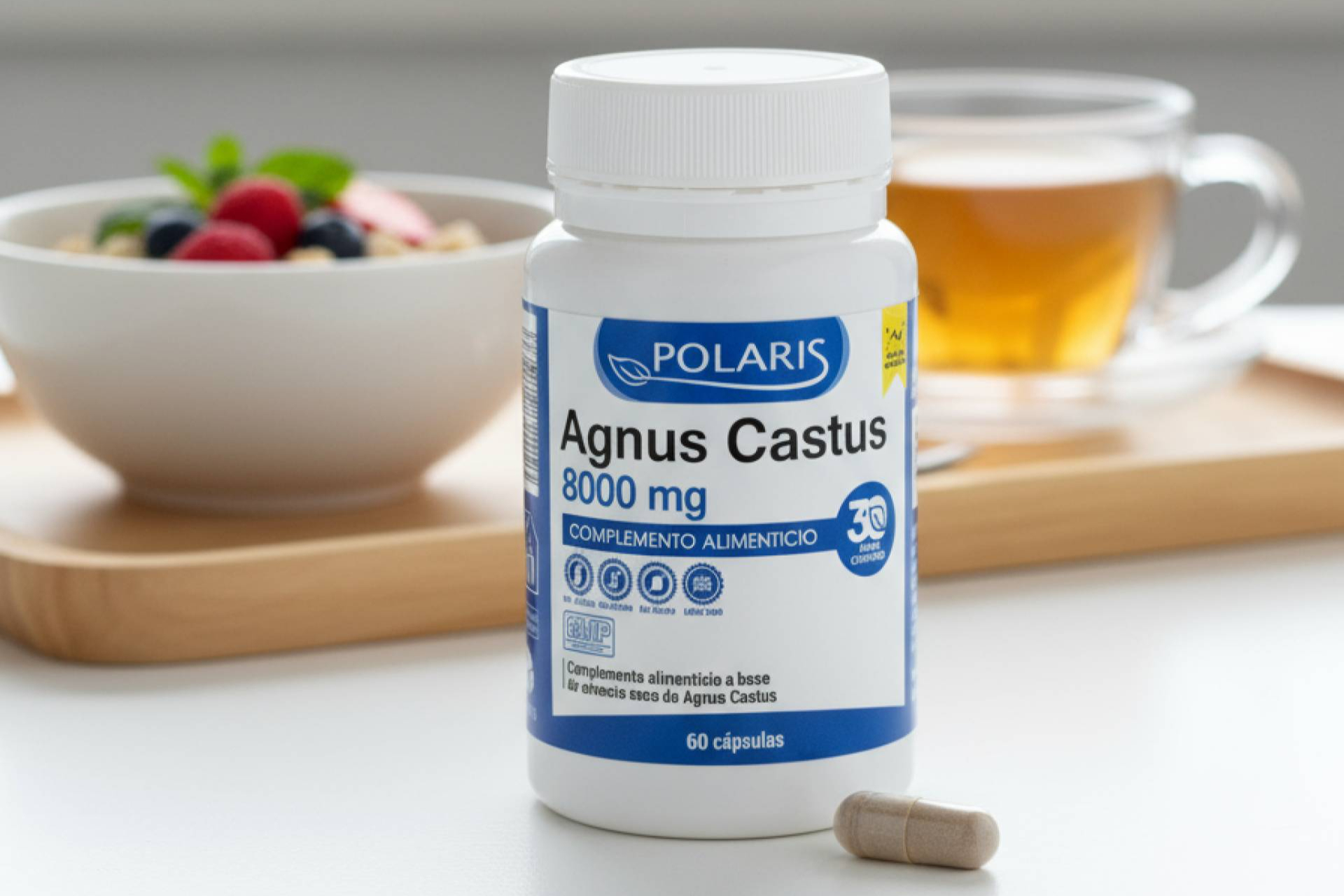Agnus Castus 8000mg, ahora con fórmula mejorada y sello Polaris de calidad natural