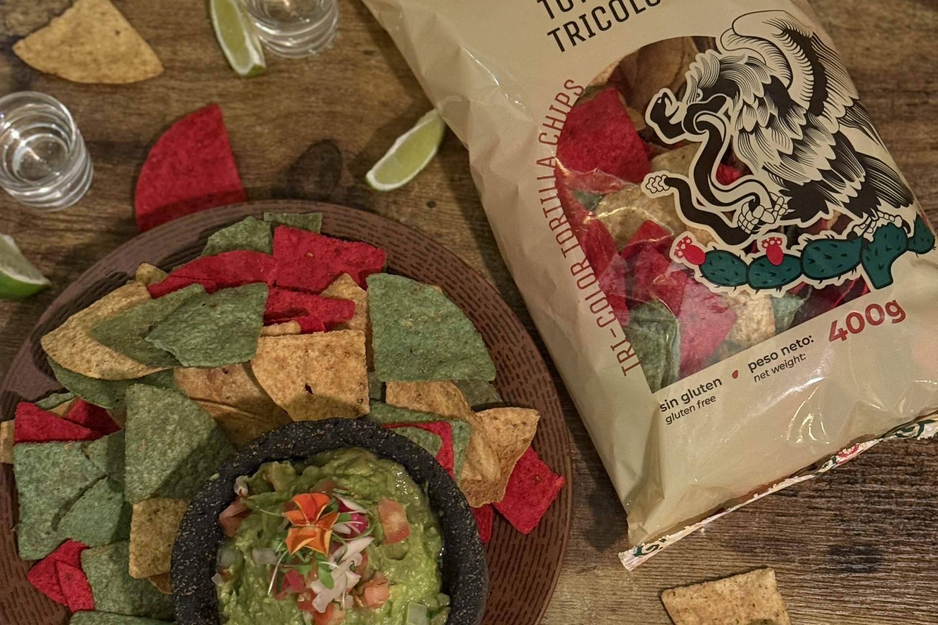 Septiembre con sabor a México; Totopos Tricolor de Maíz Maya