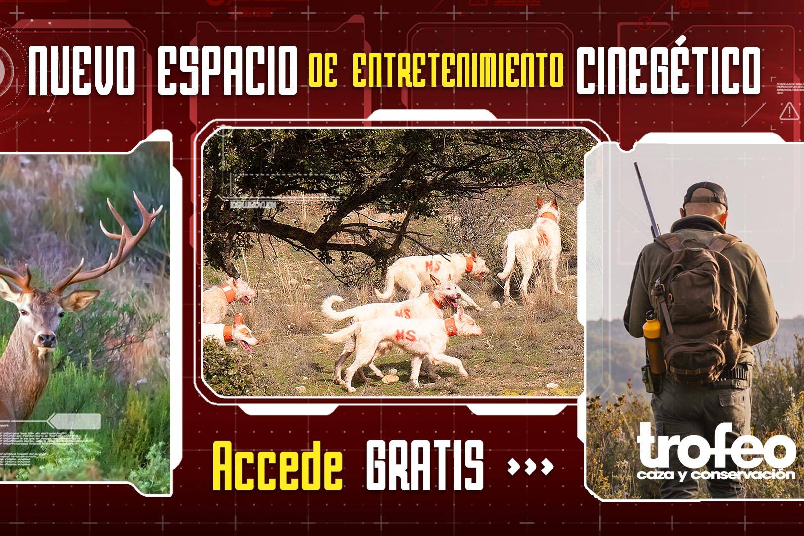 El nuevo entorno cinegético de Trofeo Caza ofrece registro gratuito y contenido exclusivo
