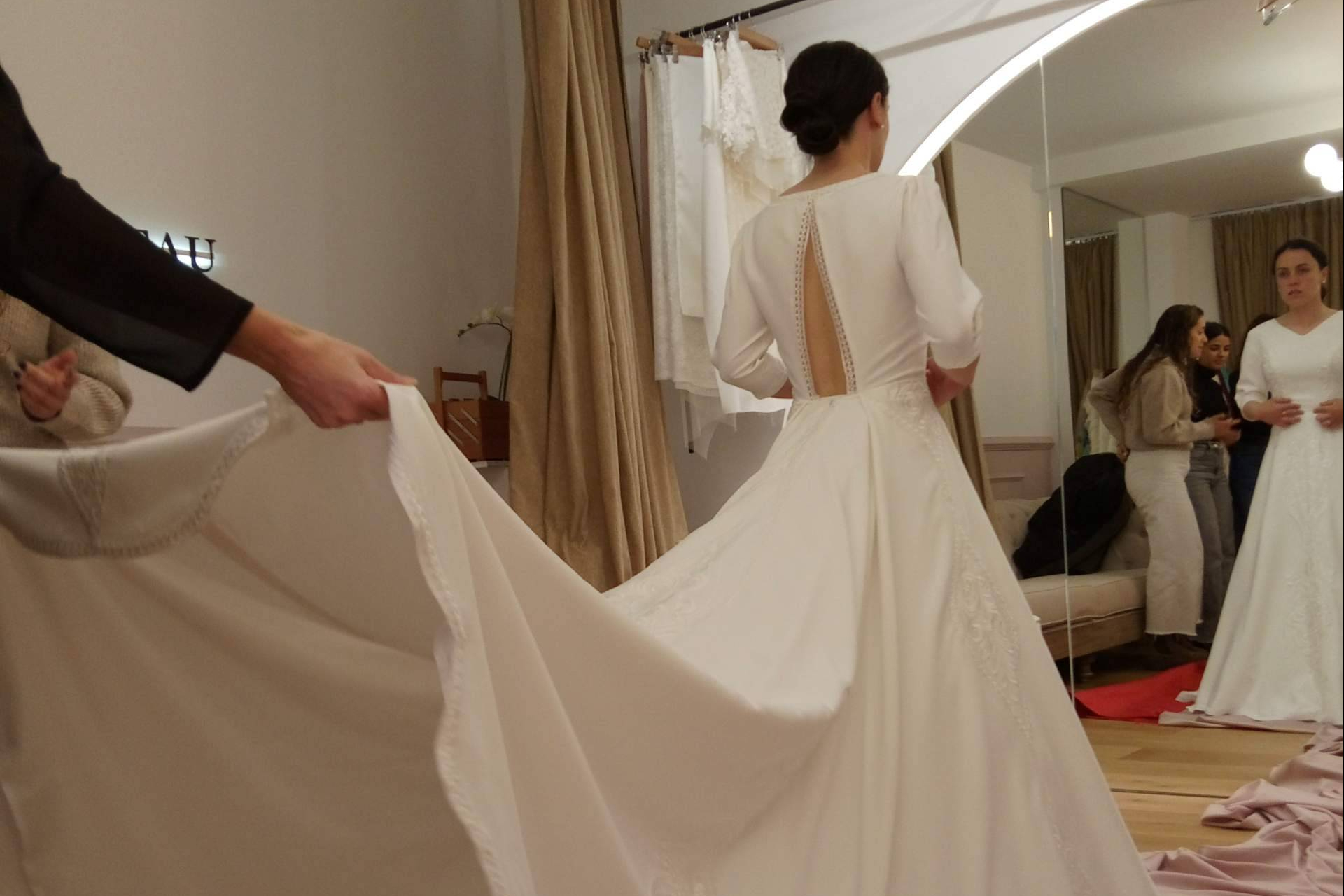 Valérie Moreau; Así se elabora un vestido de novia exclusivo en un atelier madrileño