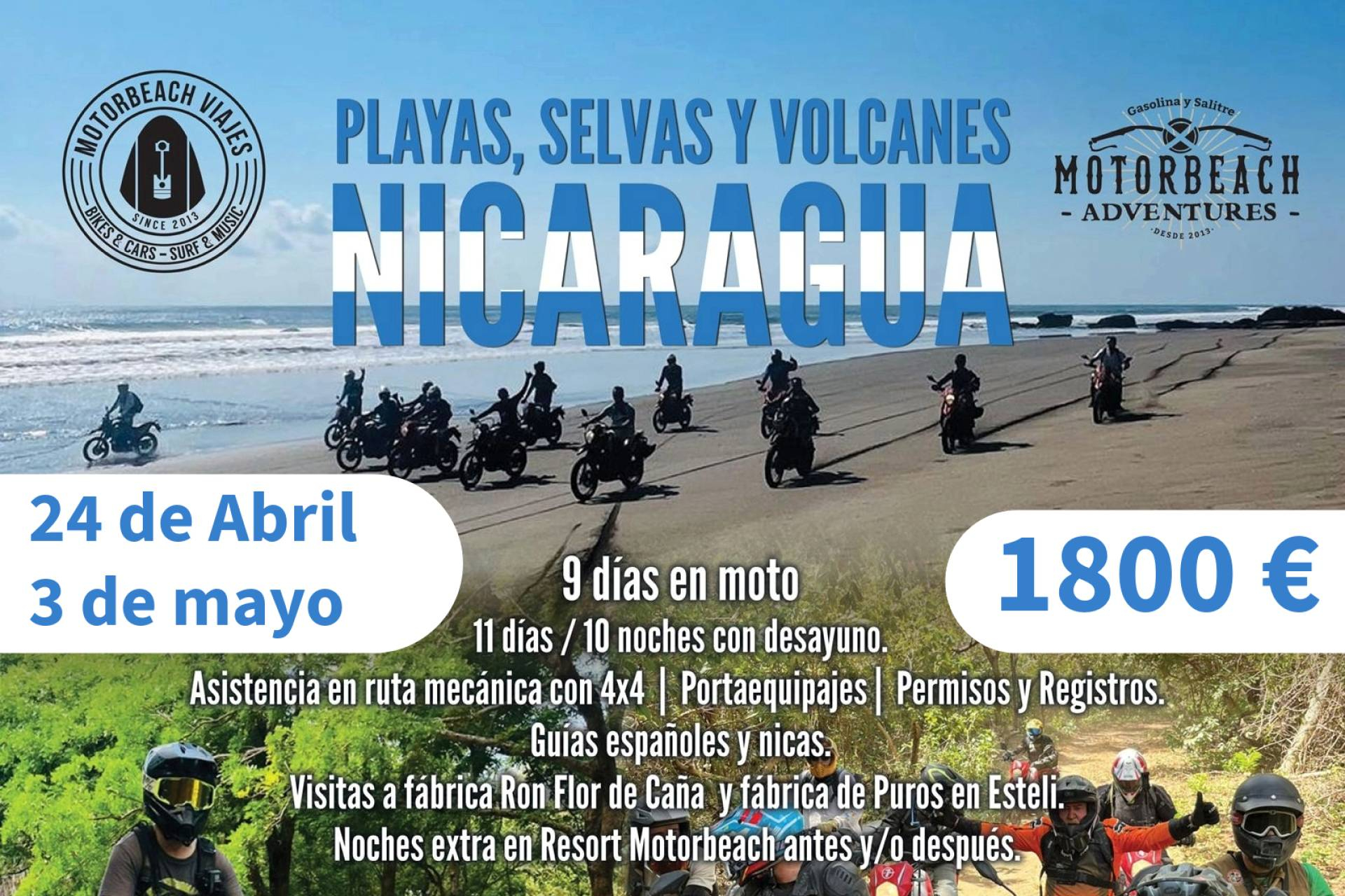 Motorbeach Viajes lleva los viajes en moto de autor a los destinos más sorprendentes del planeta