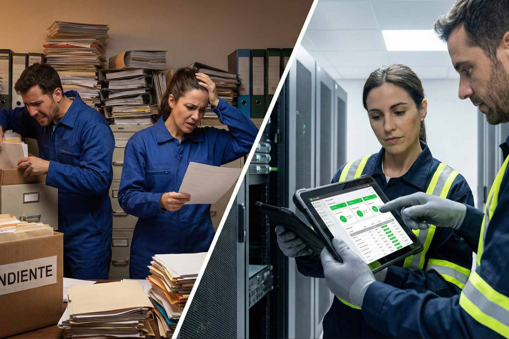 Software de mantenimiento vs. Papel; Evitar el riesgo silencioso en una empresa