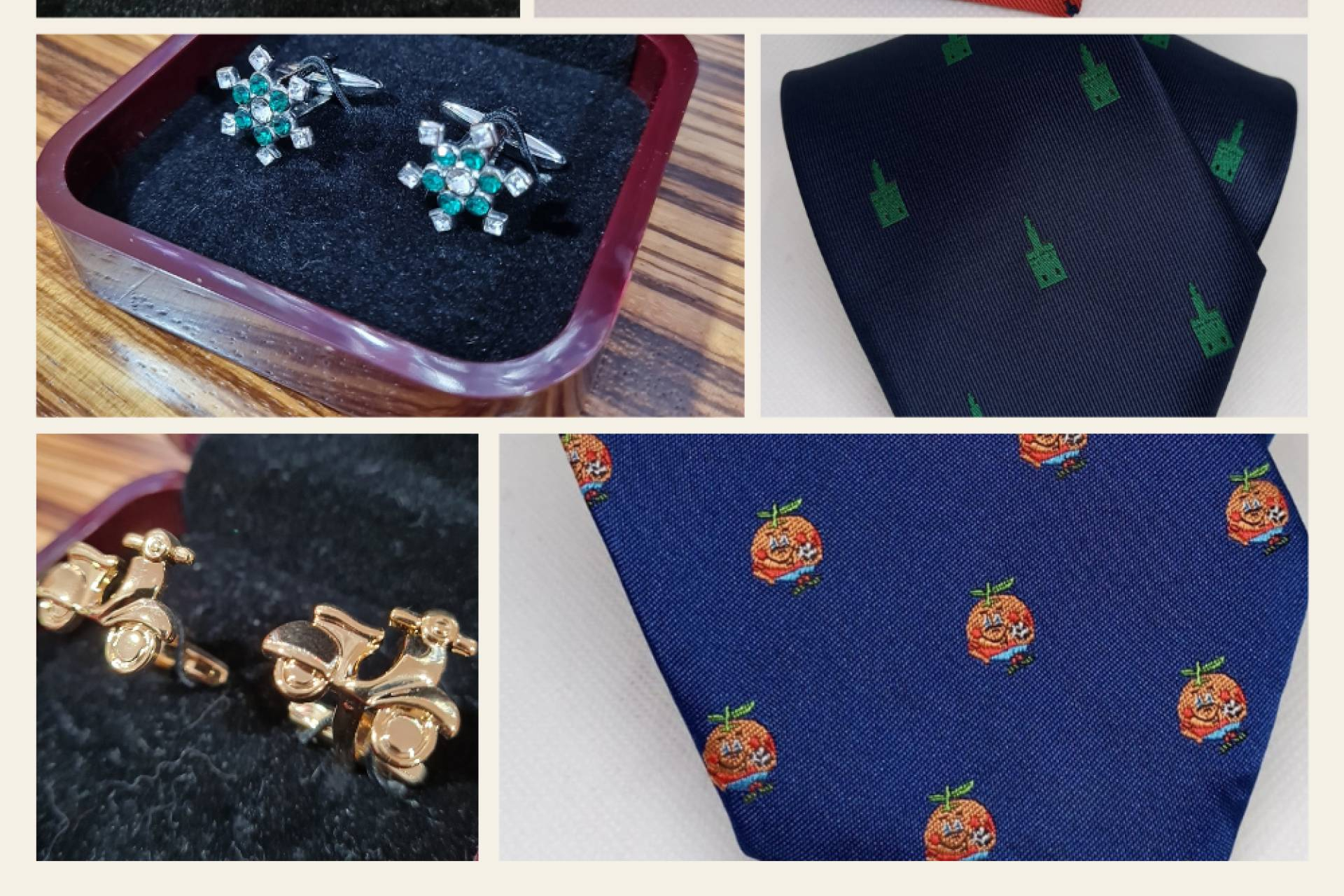 Purificación Abad impulsa la moda desde Sevilla con corbatas, gemelos e insignias que realzan la elegancia masculina