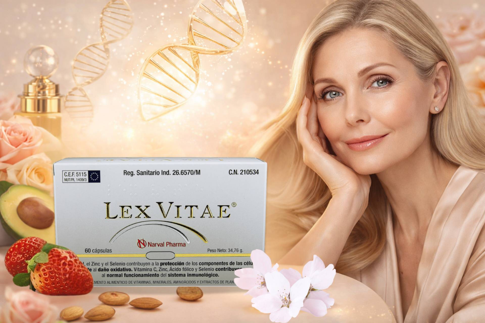 Lex Vitae Bienestar y Belleza refuerza el enfoque de antioxidante oral con glutatión, SOD y coenzima Q10