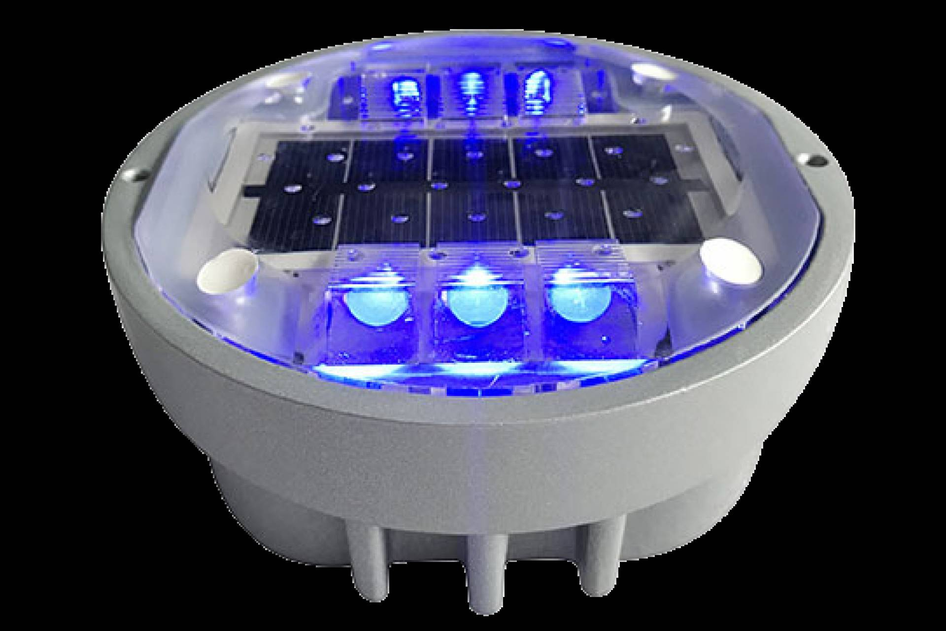 Captafaros solares encastrables; autonomía energética y alta resistencia al servicio urbano