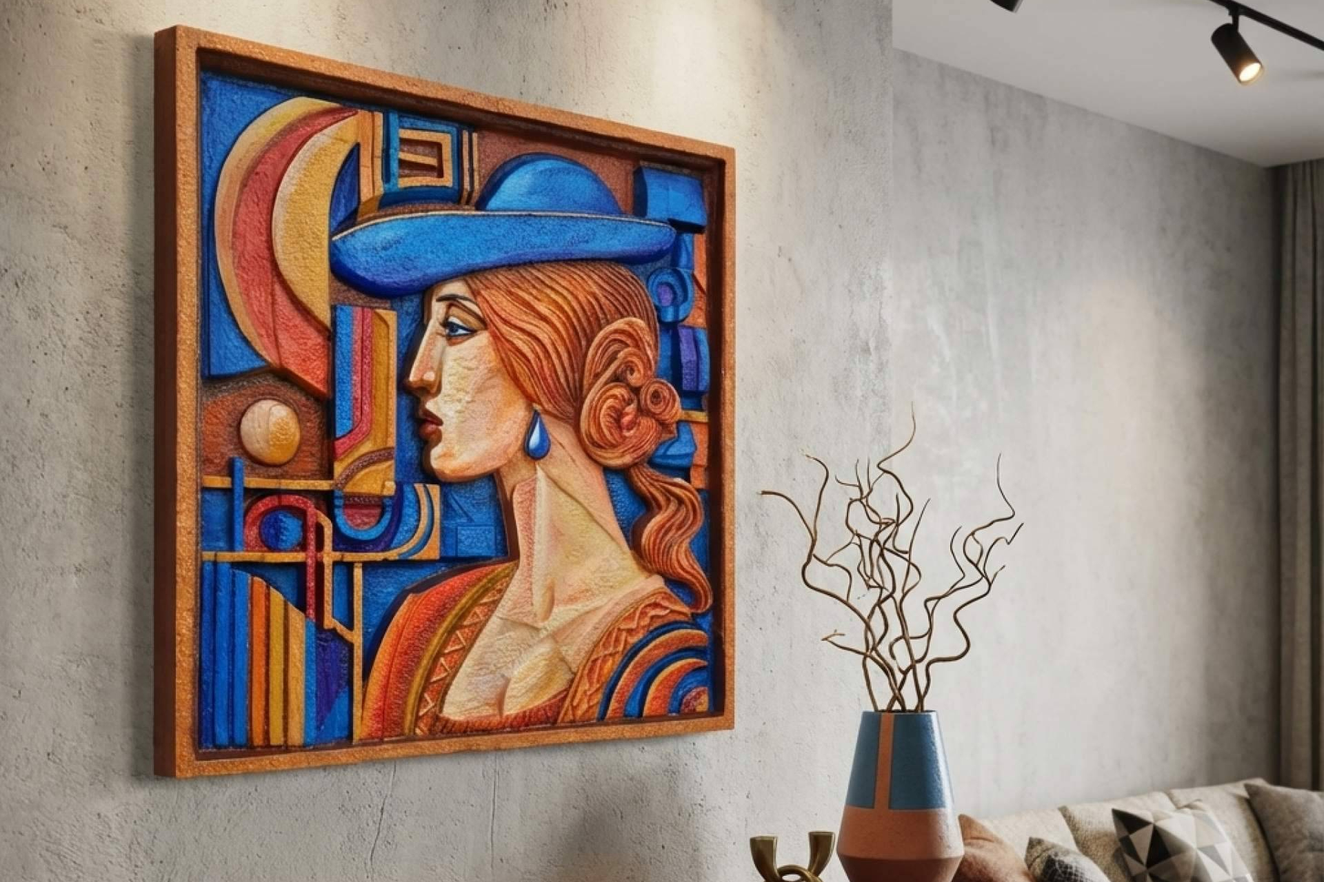 Antonio Gea Pérez amplía su colección GEA Volumetric Art con seis cuadros nuevos con volumen escultórico