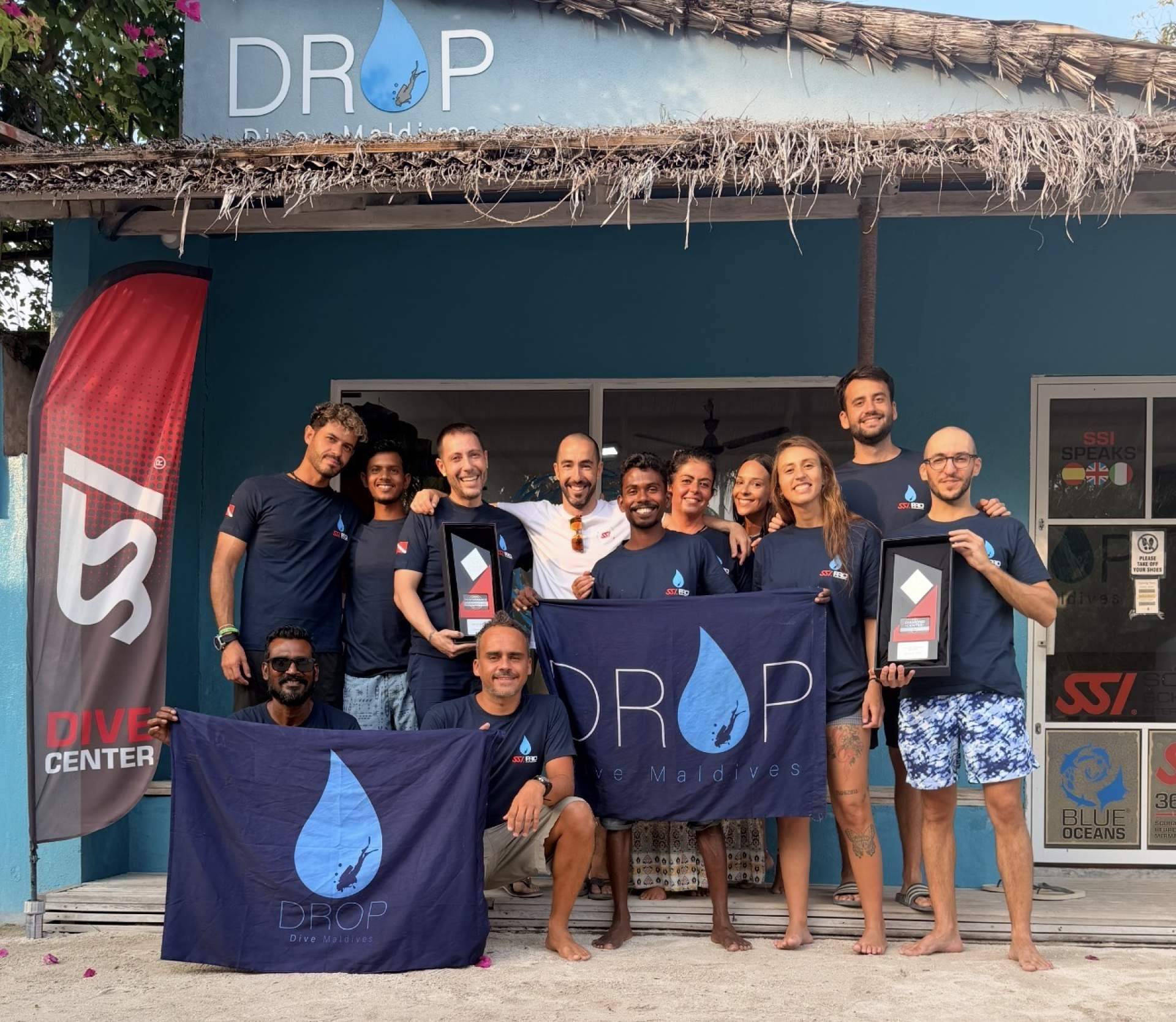 Drop Dive Maldives queda primero en el ranking de centros de buceos de Maldivas