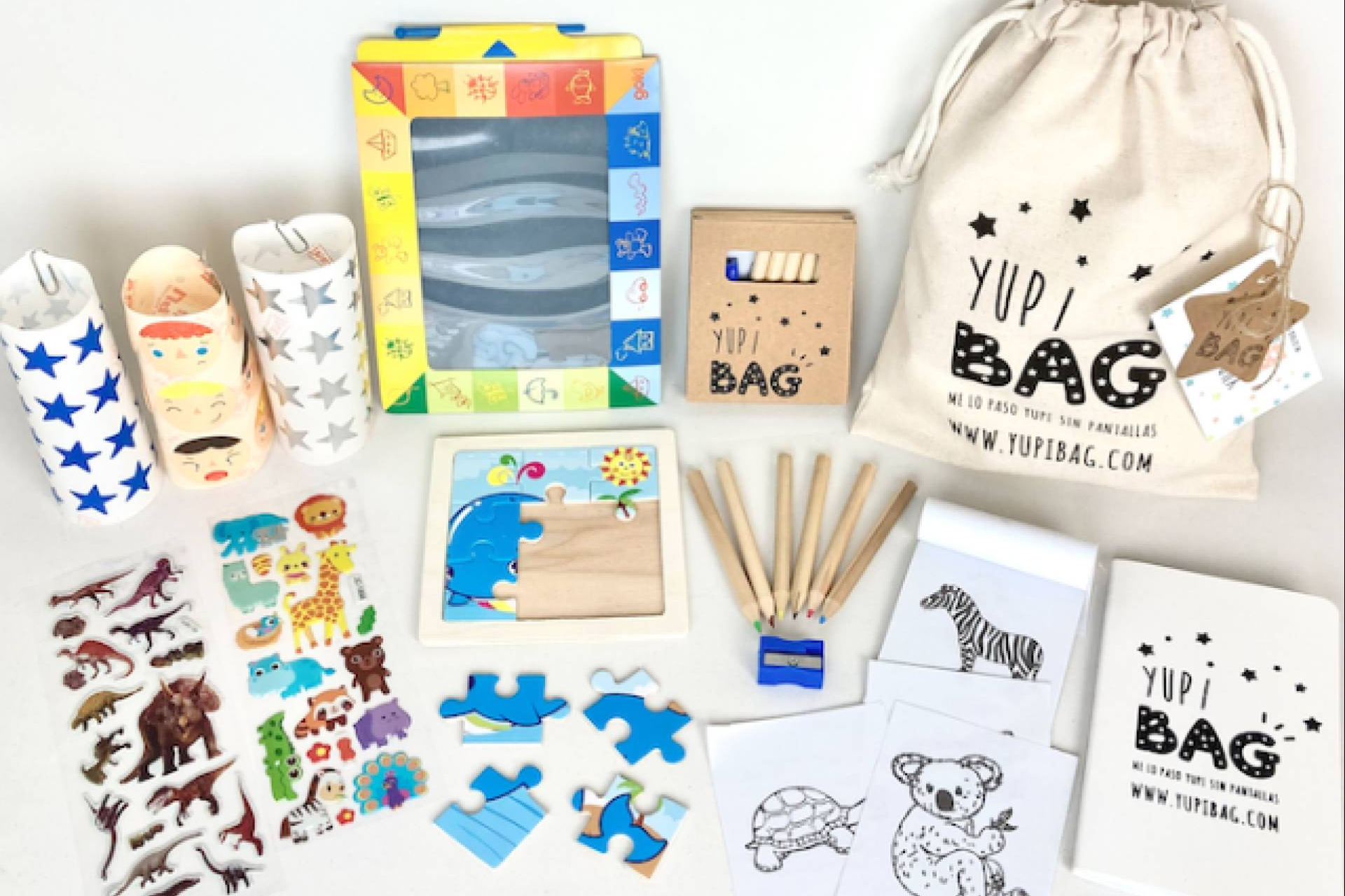 YupiBag propone juguetes para llevar y recuperar el juego entre niños sin pantallas