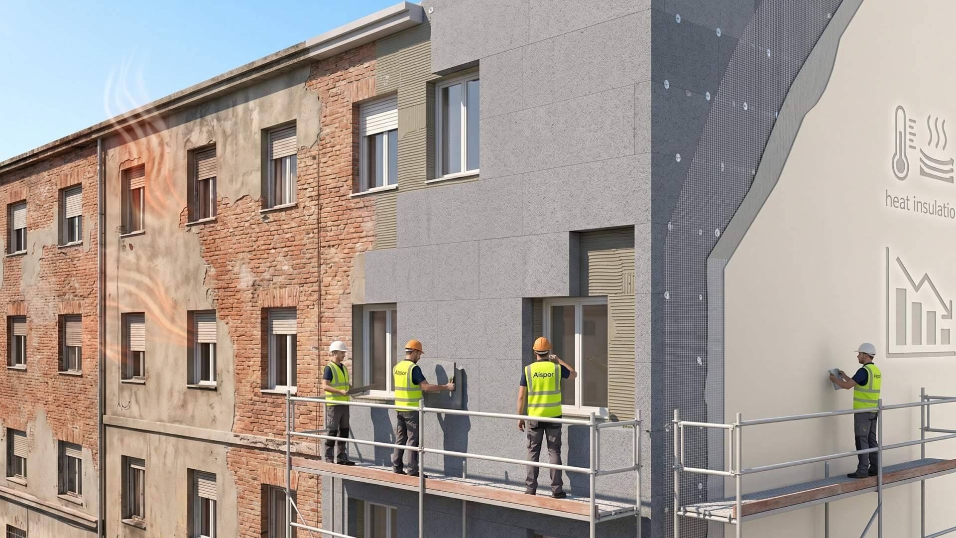 Aispor impulsa la rehabilitación energética con soluciones de poliestireno expandido de última generación